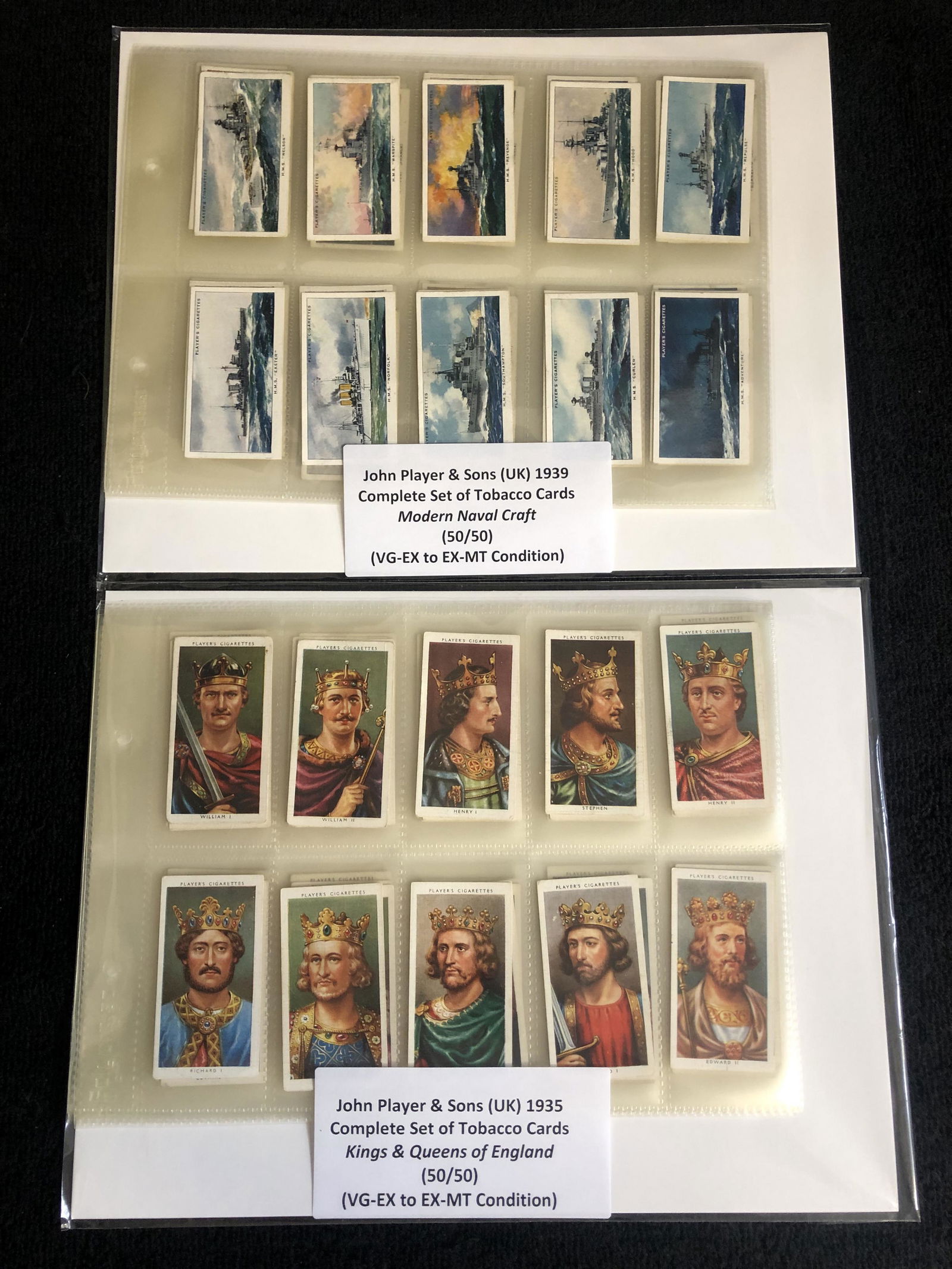 1939 JOHN PLAYER & SONS (UK) & 1935 JOHN PLAYER & SONS (1 of 1)