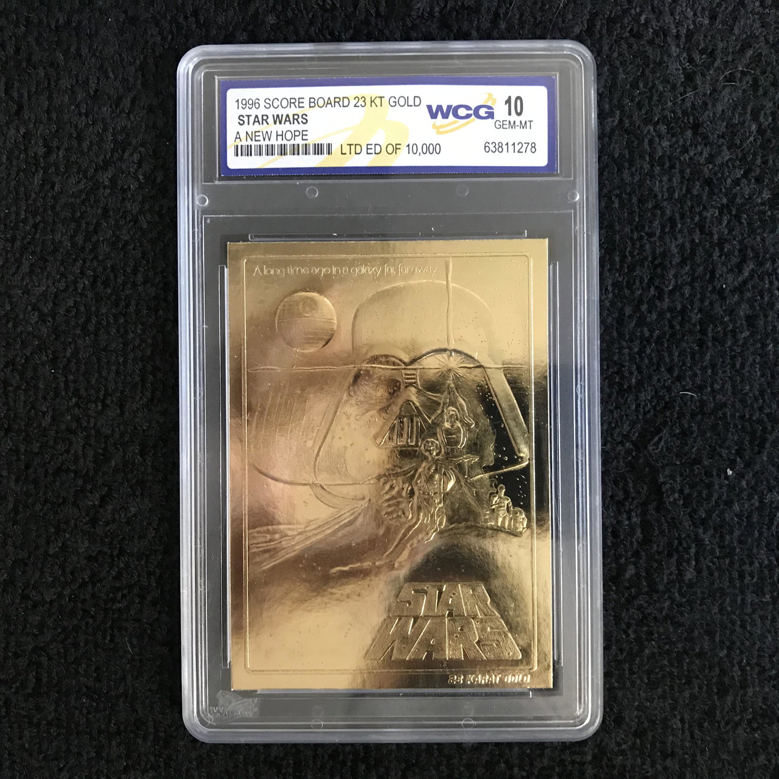 Star Wars Millennium Falcon Toy Score Board Star Wars 23KT Gold Cards Set - Darth  Vader, Millennium Falcon, Limited Edition 1995 Score Board Collectible Cards