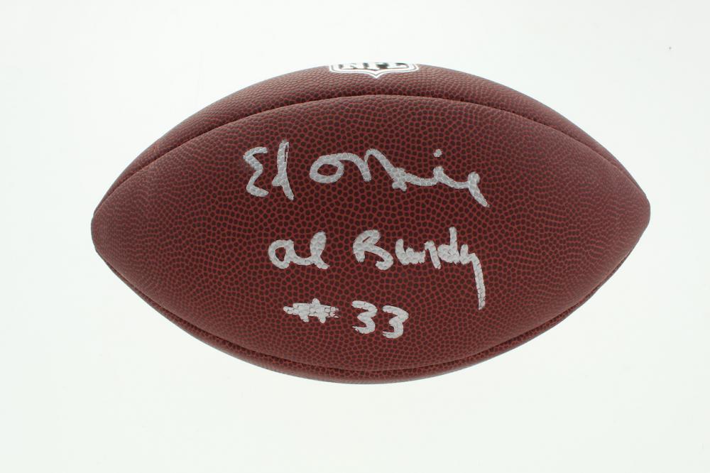 Ed O'Neill Signed NFL Football Inscribed "Al Bundy #33": Ed O'Neill Signed NFL Football Inscribed "Al Bundy #33" (Schwartz COA)