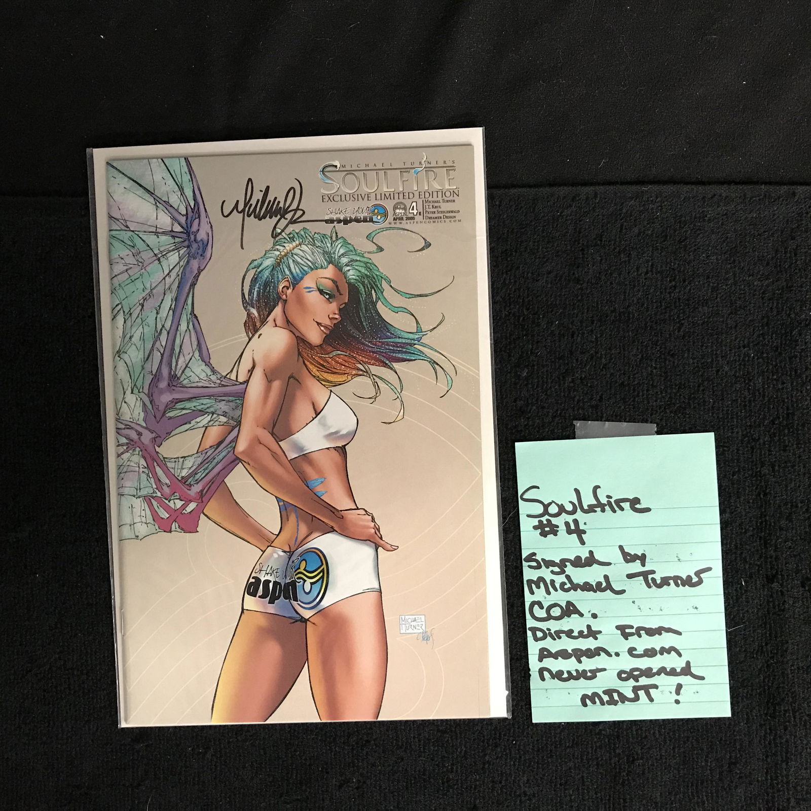 SOULFIRE #4 EXCLUSIVE LIMITED EDITION Signed by MIchael (1 of 3)