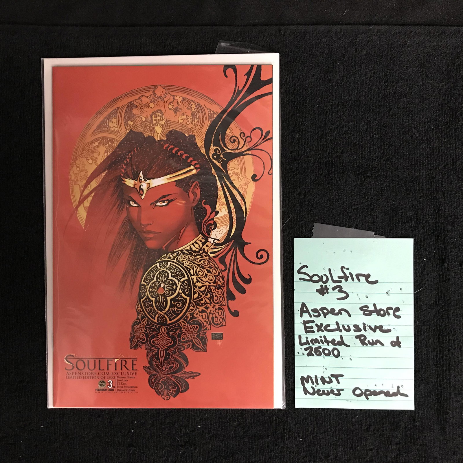 SOULFIRE #3 (ASPEN STORE EXCLUSIVE) Limited run of 2500: SOULFIRE #3 (ASPEN STORE EXCLUSIVE) Limited run of 2500 (MINT)