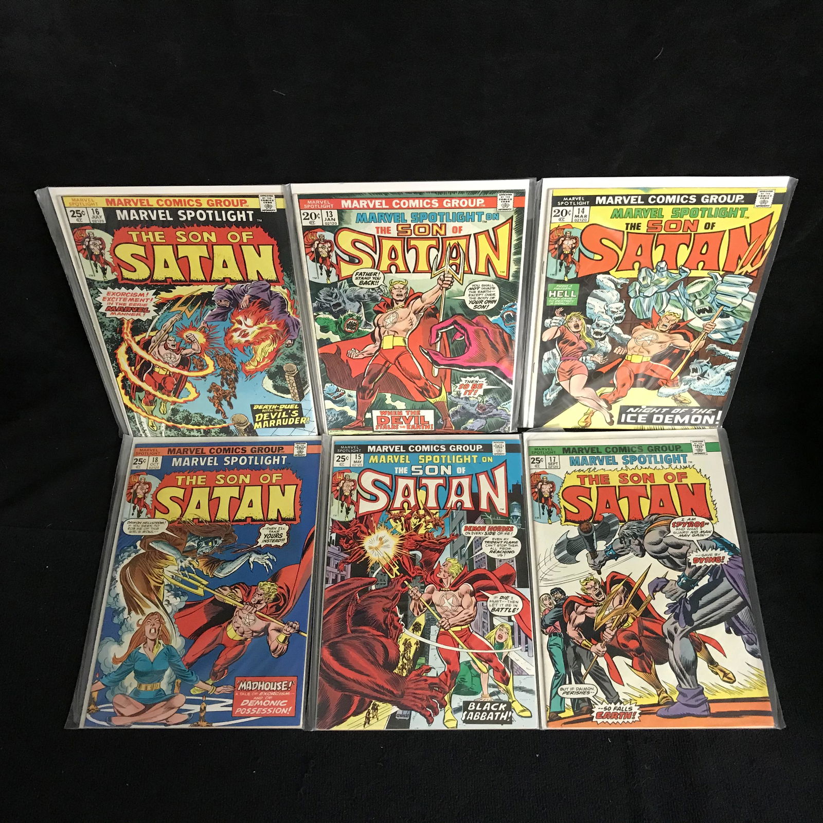 THE SON OF SATAN COMIC BOOK LOT (MARVEL COMICS) (1 of 1)