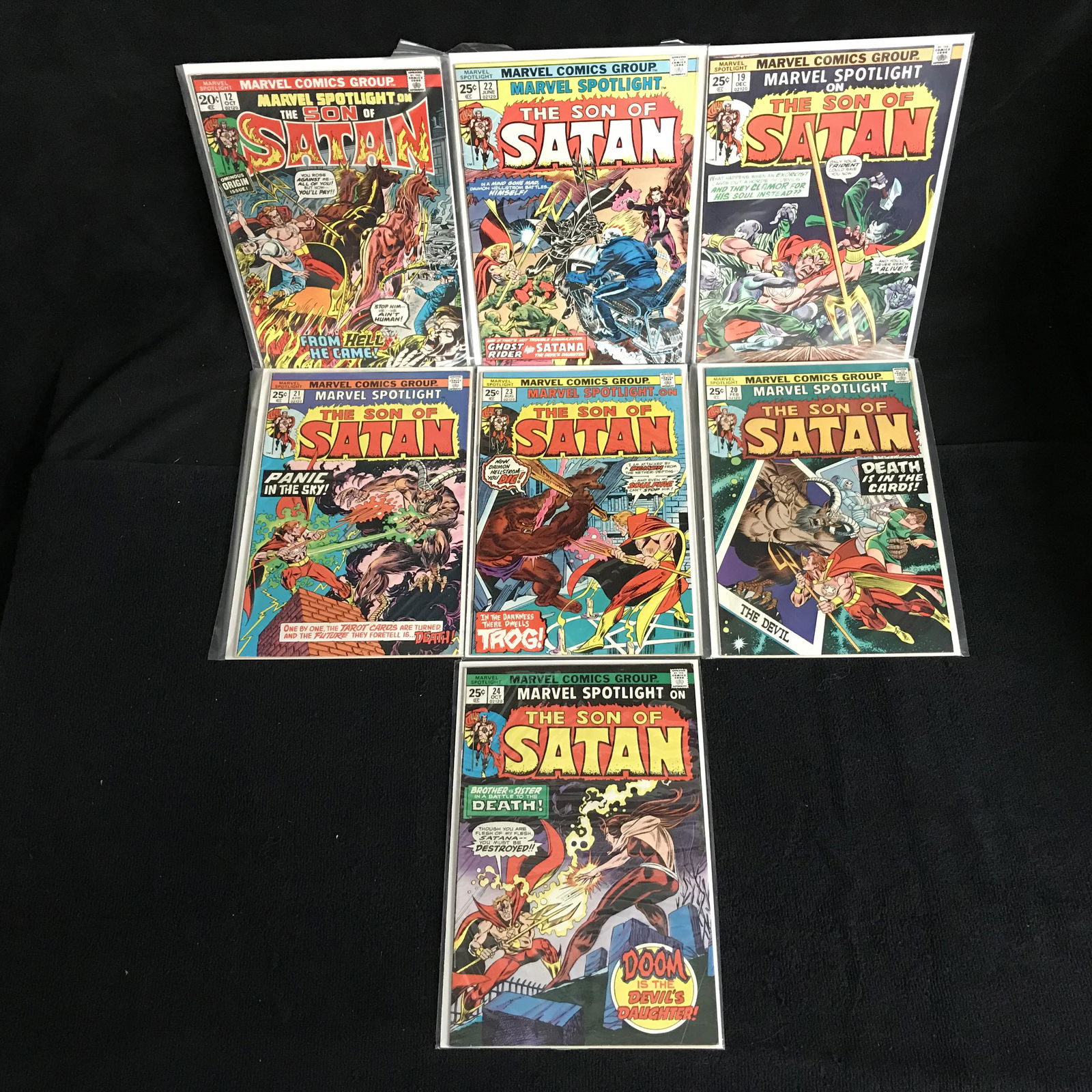 THE SON OF SATAN COMIC BOOK LOT (MARVEL COMICS) (1 of 1)