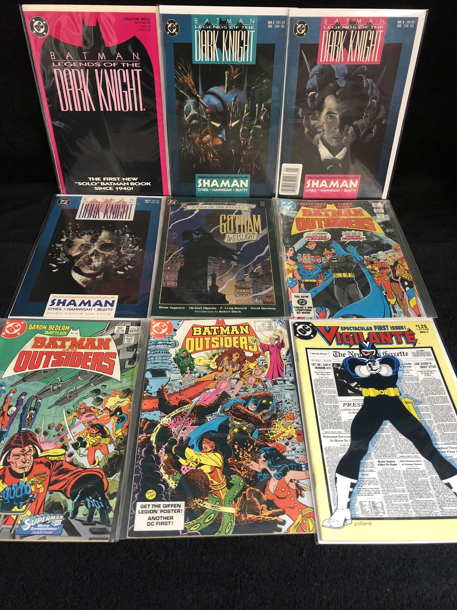 VIGILANTE #1/ BATMAN COMIC BOOK LOT (1 of 1)
