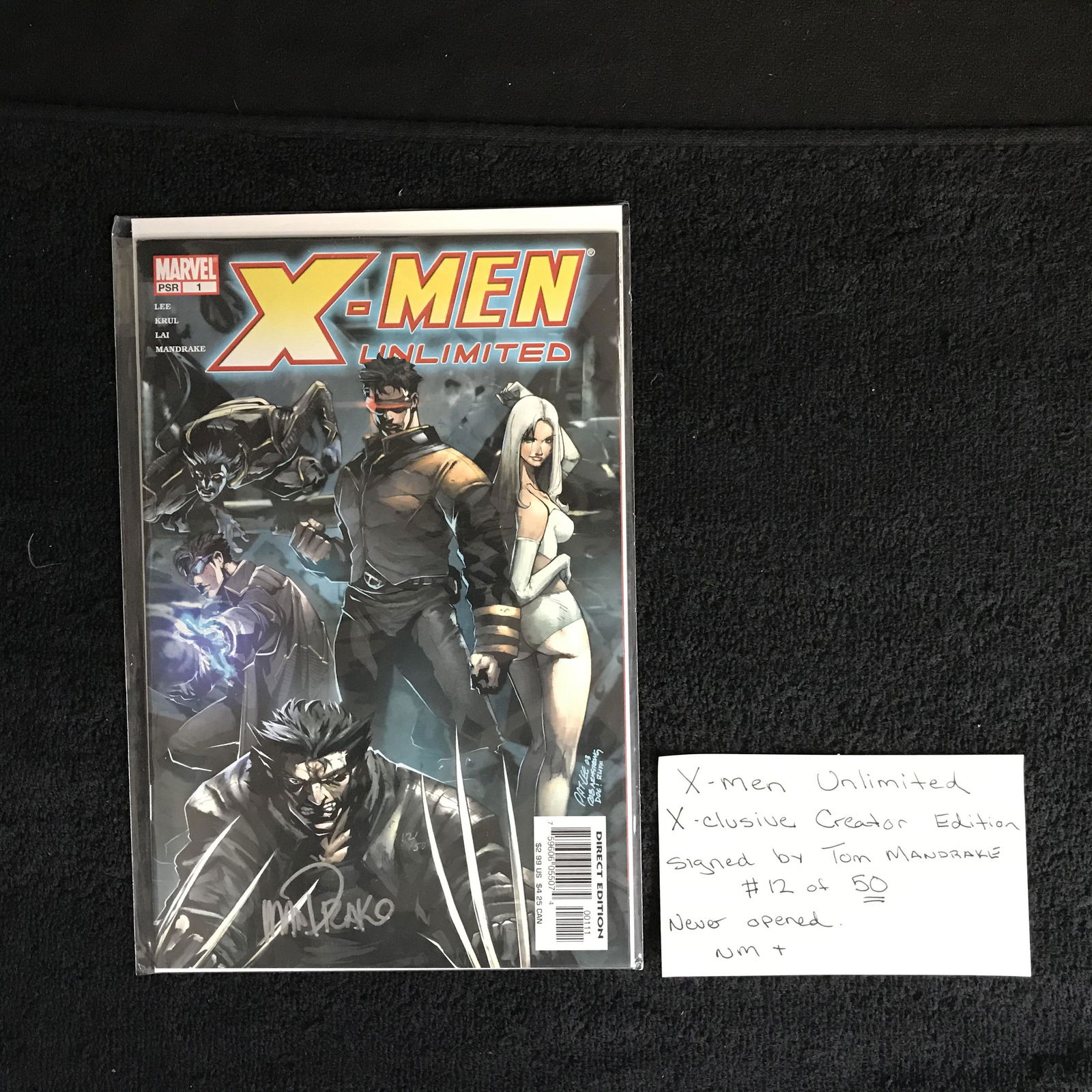 X-MEN UNLIMITED #1 (MARVEL COMICS) Signed by Tom (1 of 3)