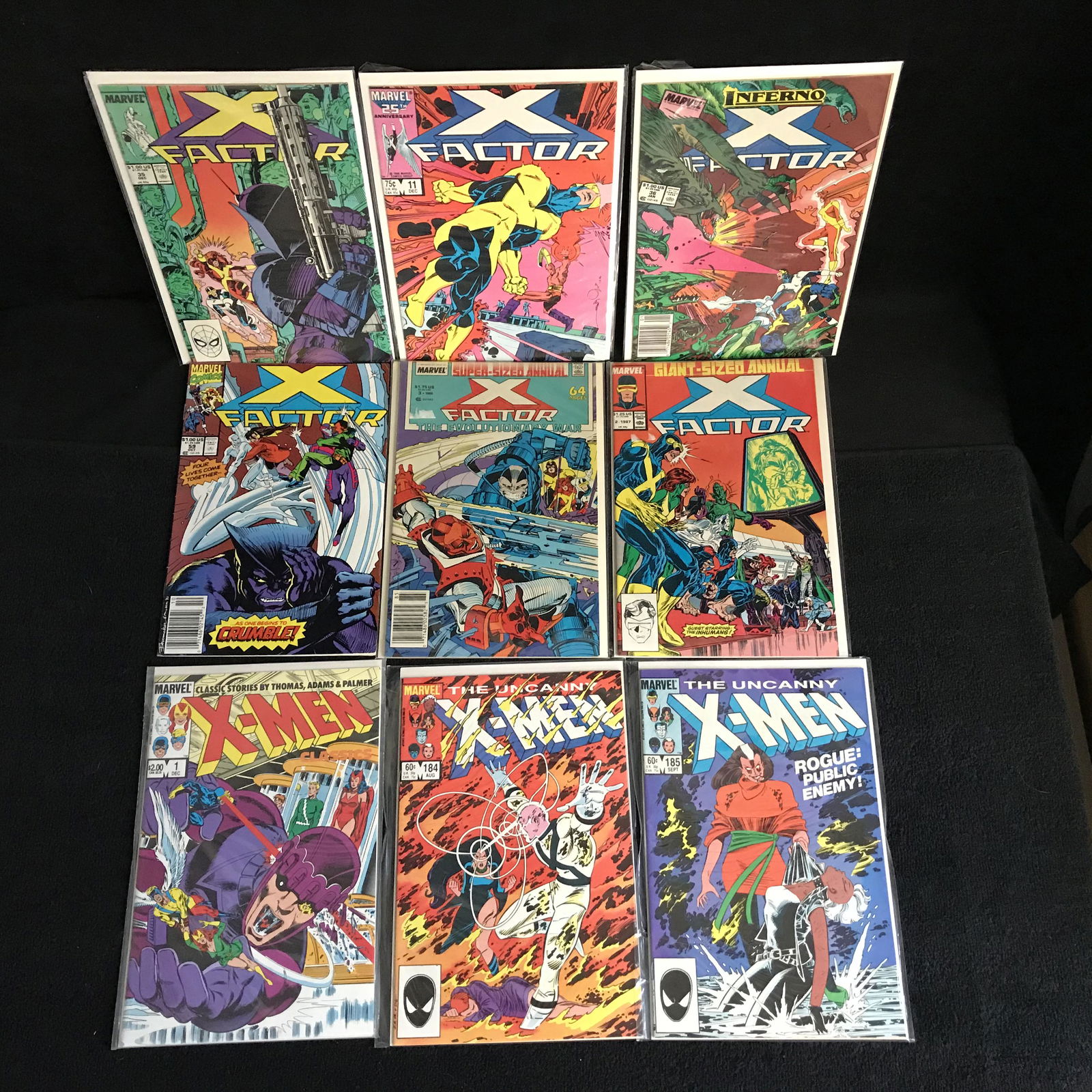 X-FACTOR/ UNCANNY X-MEN COMIC BOOK LOT (MARVEL COMICS): X-FACTOR/ UNCANNY X-MEN COMIC BOOK LOT (MARVEL COMICS)