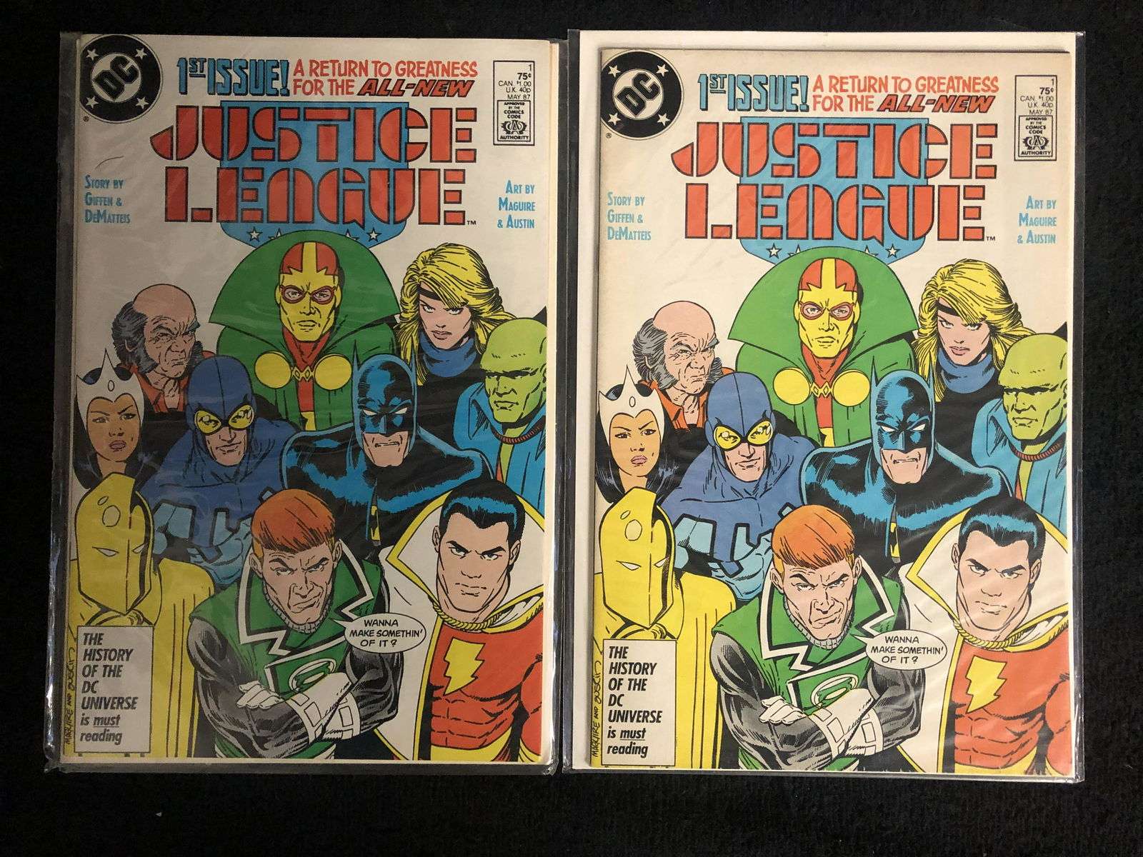 JUSTICE LEAGUE #1 (DC COMICS) X 2 (1 of 1)