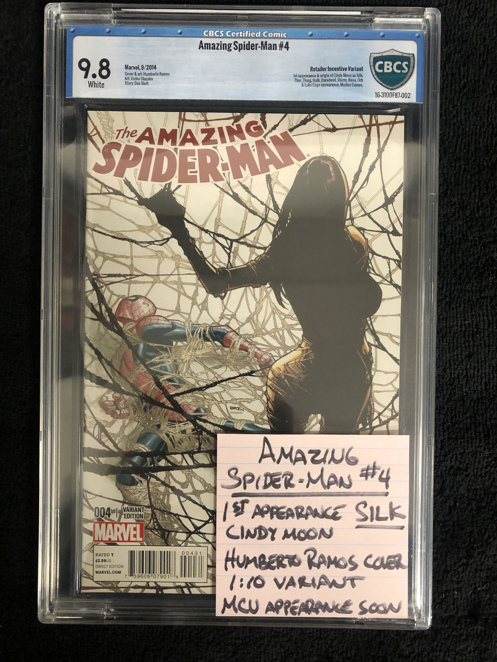 AMAZING SPIDER-MAN #4 1ST APPEARANCE OF SILK CINDY MOON (1 of 1)