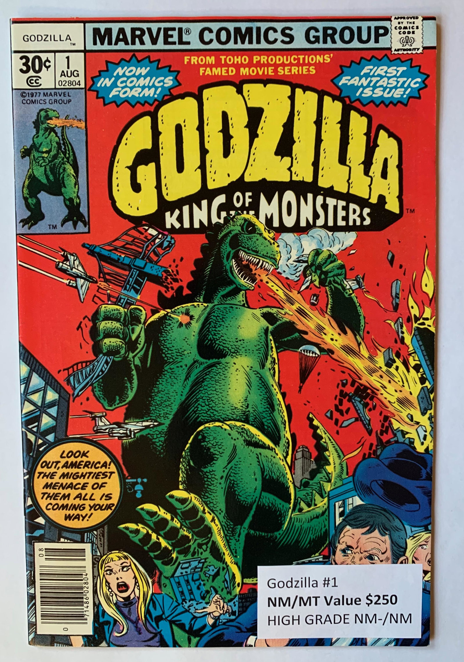 GODZILLA: KING OF THE MONSTERS #1 (MARVEL COMICS) (1 of 1)