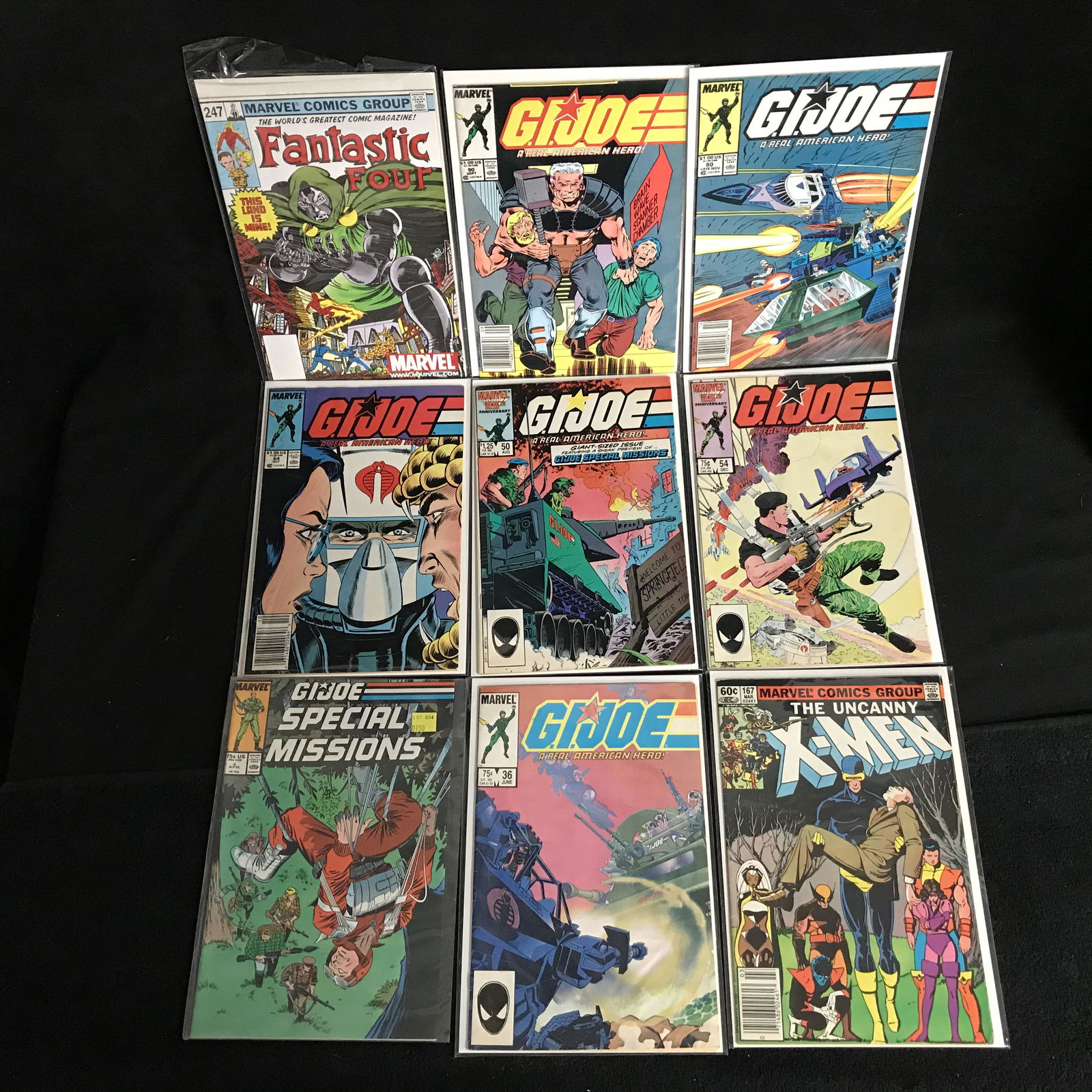 G.I JOE COMIC BOOK LOT (MARVEL COMICS) (1 of 1)