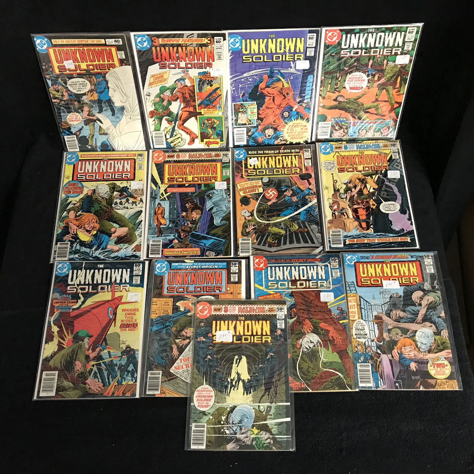 ASSORTED UNKNOWN SOLDIER COMIC BOOK LOT (1 of 1)