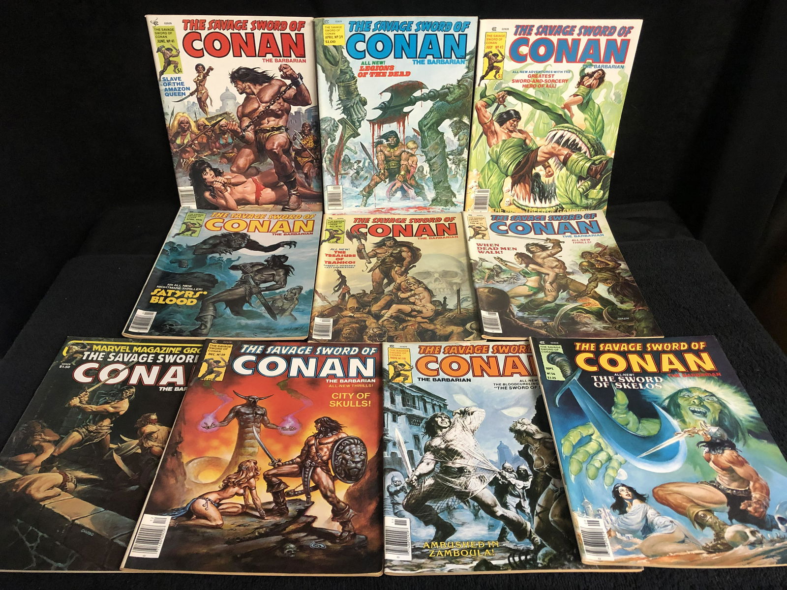 THE SAVAGE SWORD OF CONAN THE BARBARIAN COMIC BOOK LOT (1 of 1)