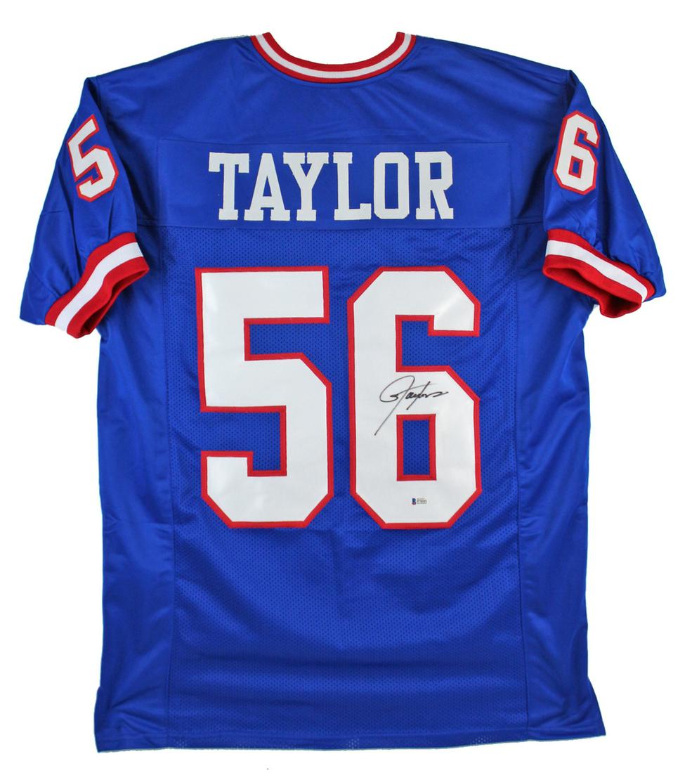 Lawrence Taylor Authentic Signed Blue Pro Style Jersey (1 of 3)