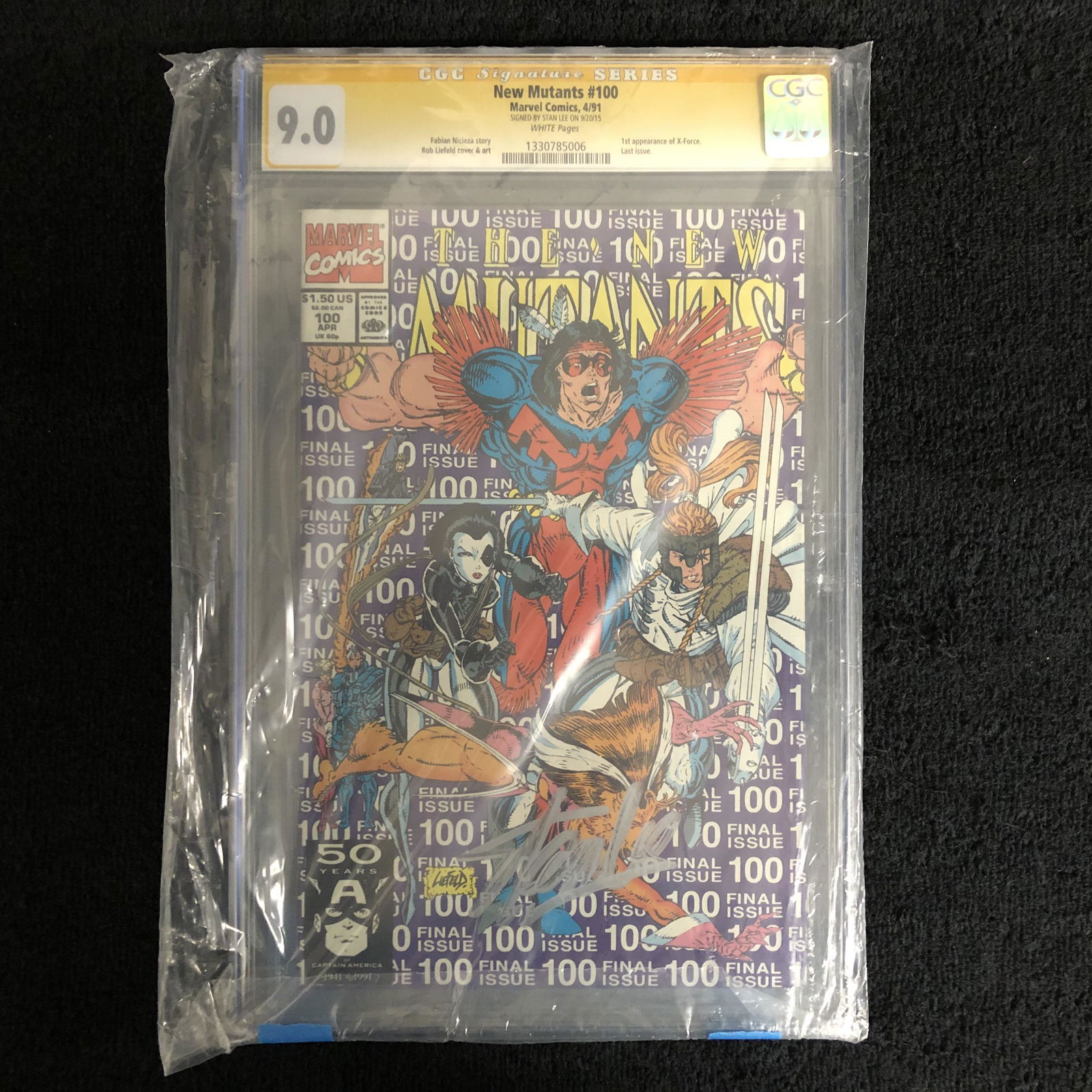 NEW MUTANTS #100 (CGC SIGNATURE SERIES 9.0) MARVEL (1 of 1)