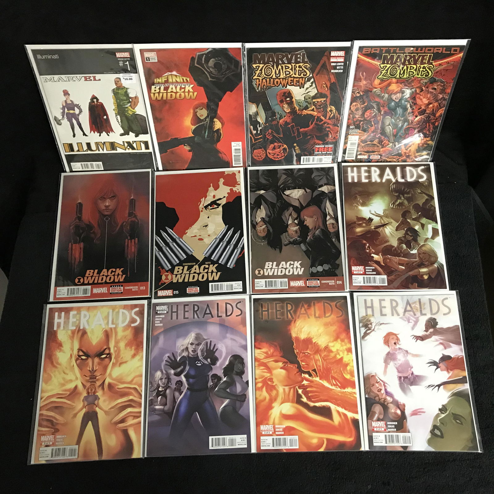 ASSORTED MARVEL COMICS BOOK LOT (HERALDS, BLACK (1 of 1)