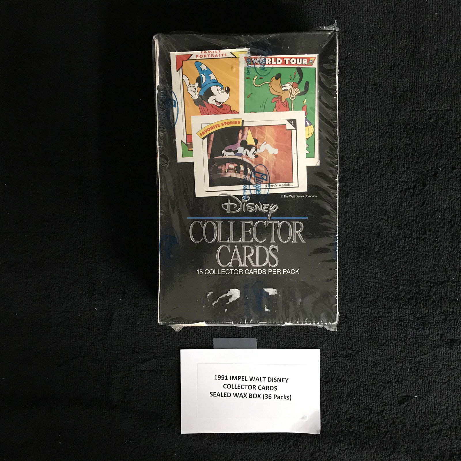 1991 IMPEL WALT DISNEY COLLECTOR CARDS SEALED WAX BOX: 1991 IMPEL WALT DISNEY COLLECTOR CARDS SEALED WAX BOX (36 PACKS)