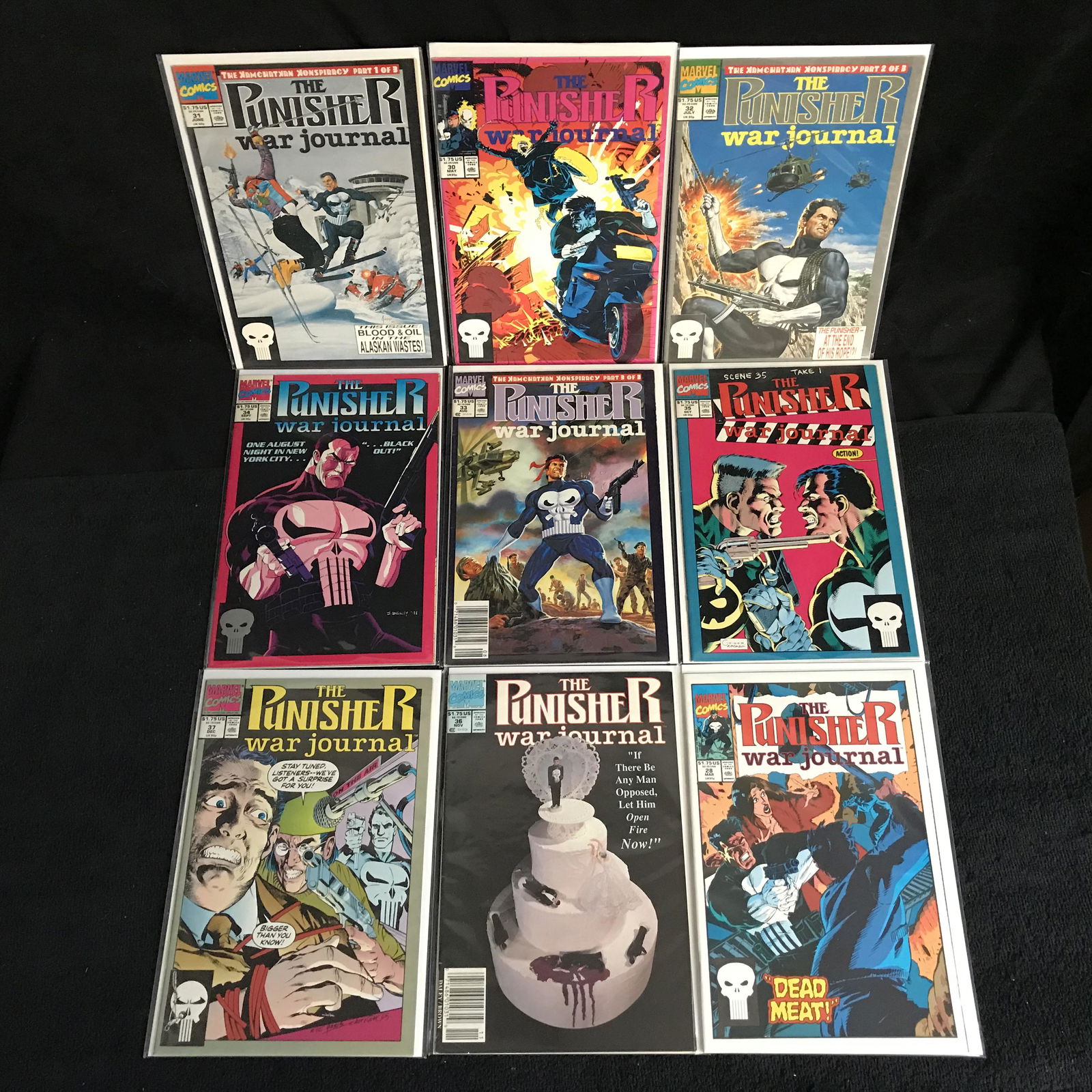 THE PUNISHER WAR JOURNAL COMIC BOOK LOT (MARVEL COMICS) (1 of 1)