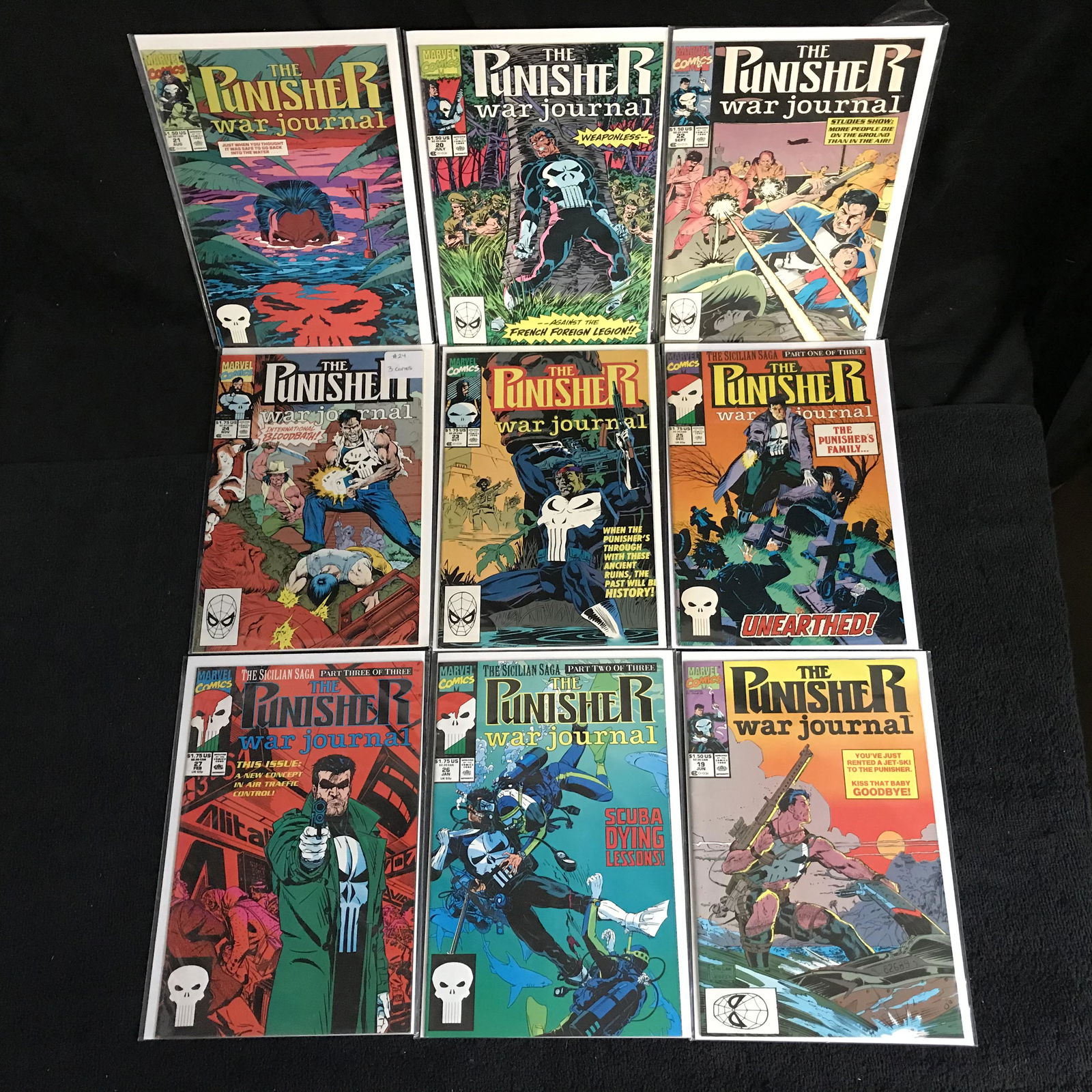 THE PUNISHER WAR JOURNAL COMIC BOOK LOT (MARVEL COMICS) (1 of 1)