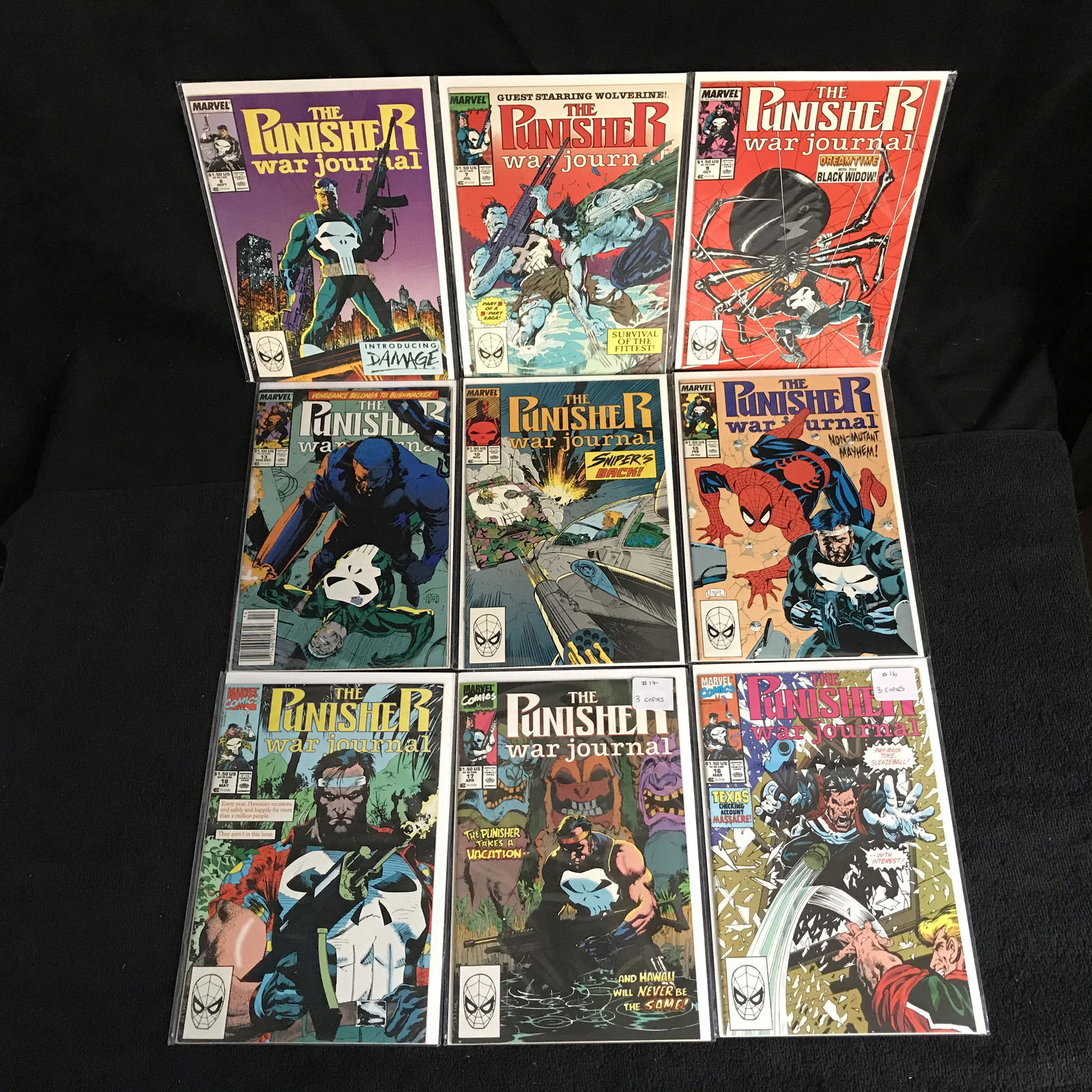 THE PUNISHER WAR JOURNAL COMIC BOOK LOT (MARVEL COMICS) (1 of 1)