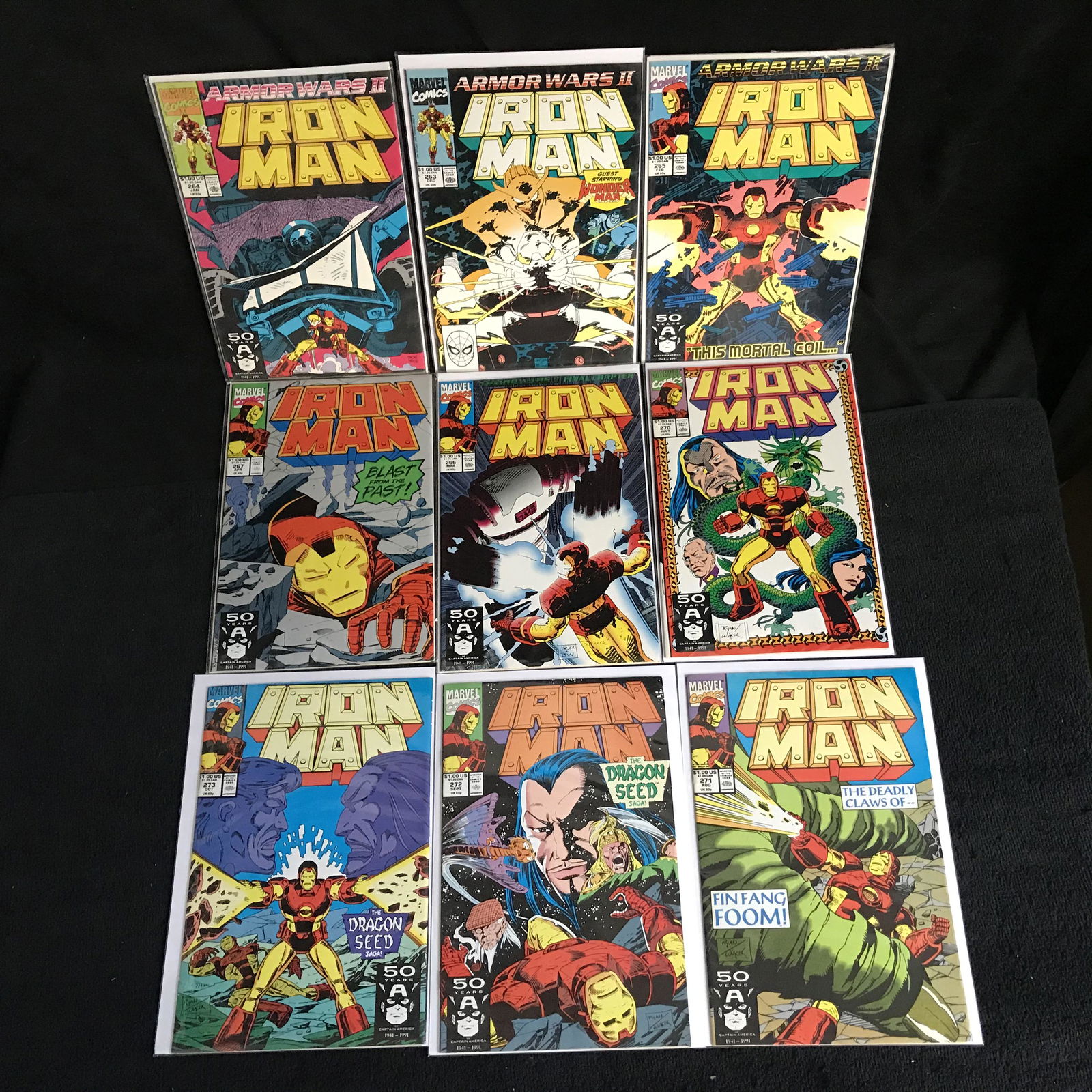 IRON MAN COMIC BOOK LOT (MARVEL COMICS) (1 of 1)