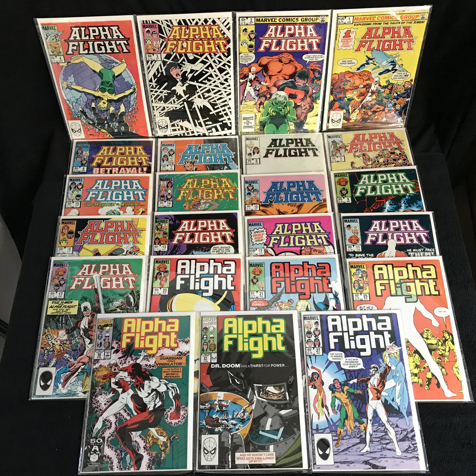 ALPHA FLIGHT COMIC BOOK LOT (MARVEL COMICS) (1 of 1)