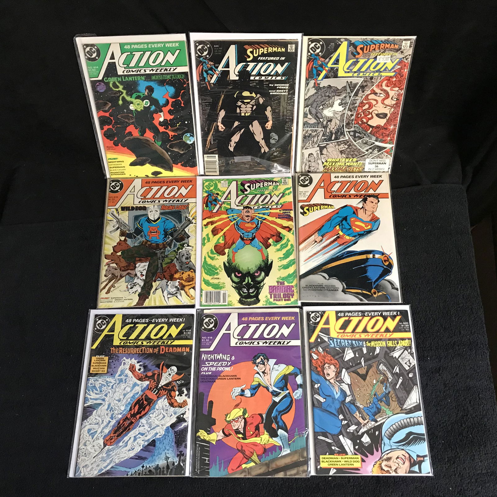 ACTION COMICS WEEKLY COMIC BOOK LOT (DC COMICS) (1 of 1)