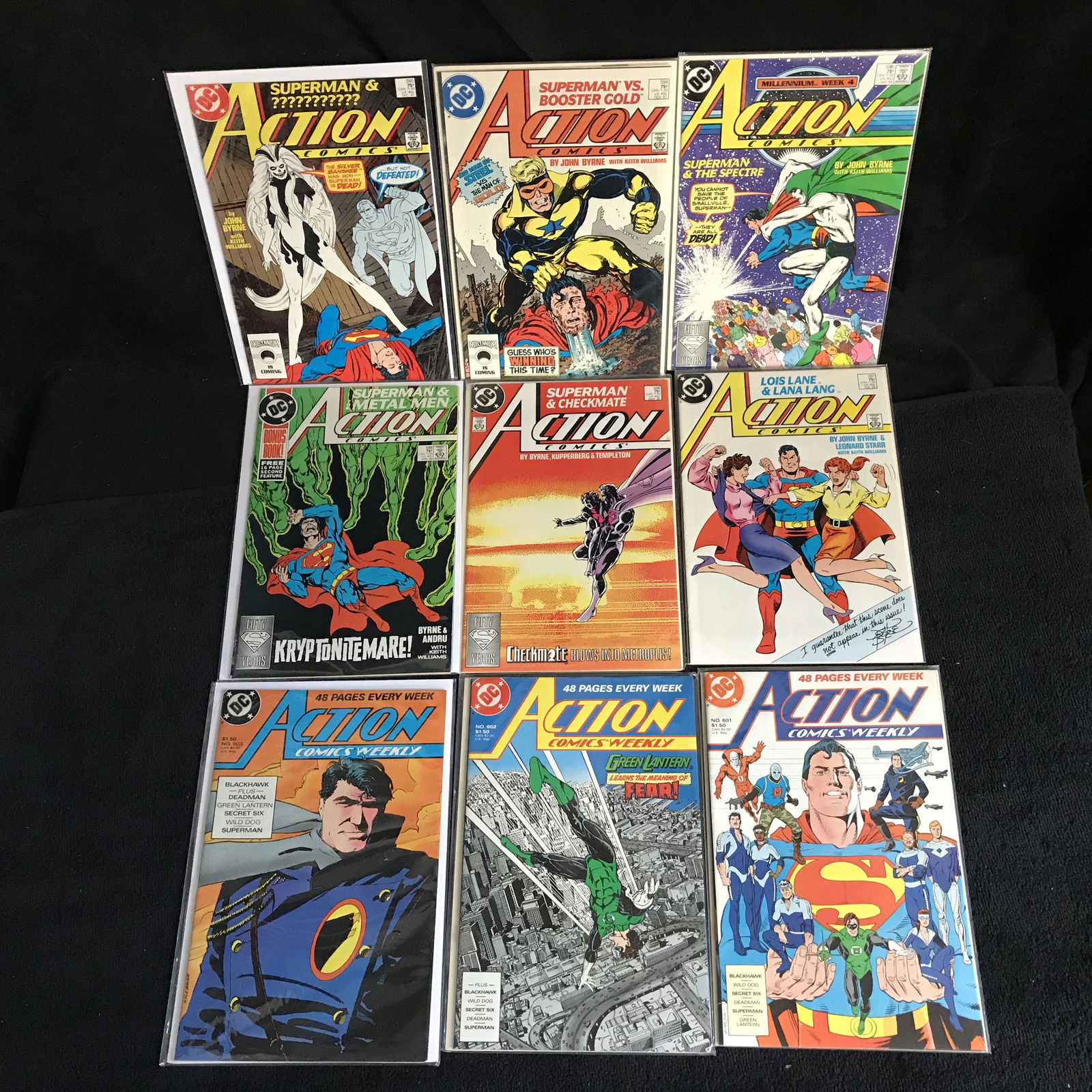 ACTION COMICS WEEKLY COMIC BOOK LOT (DC COMICS) (1 of 1)