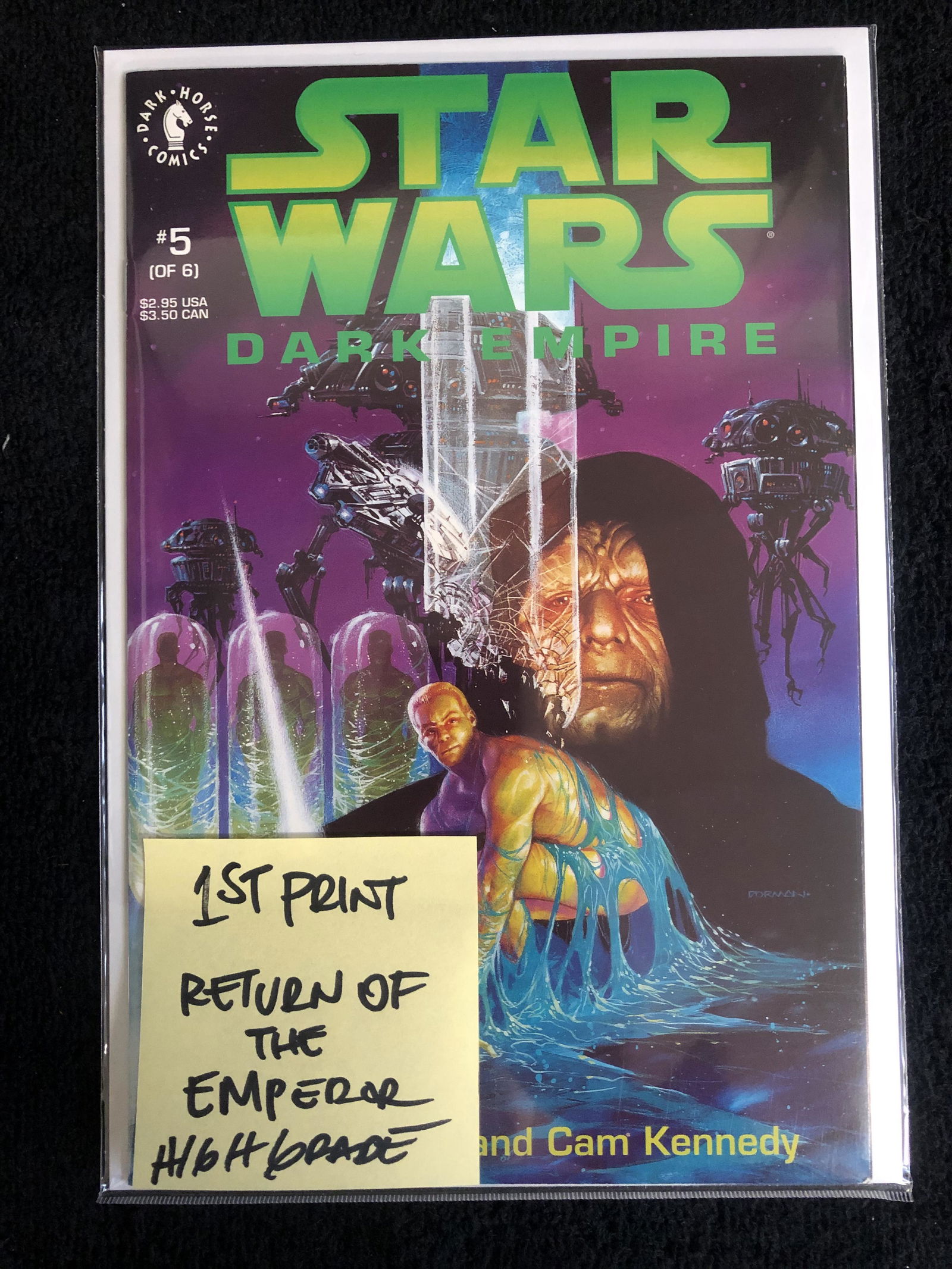 STAR WARS #5 of 6 DARK EMPIRE (DARK HORSE COMICS) (1 of 1)