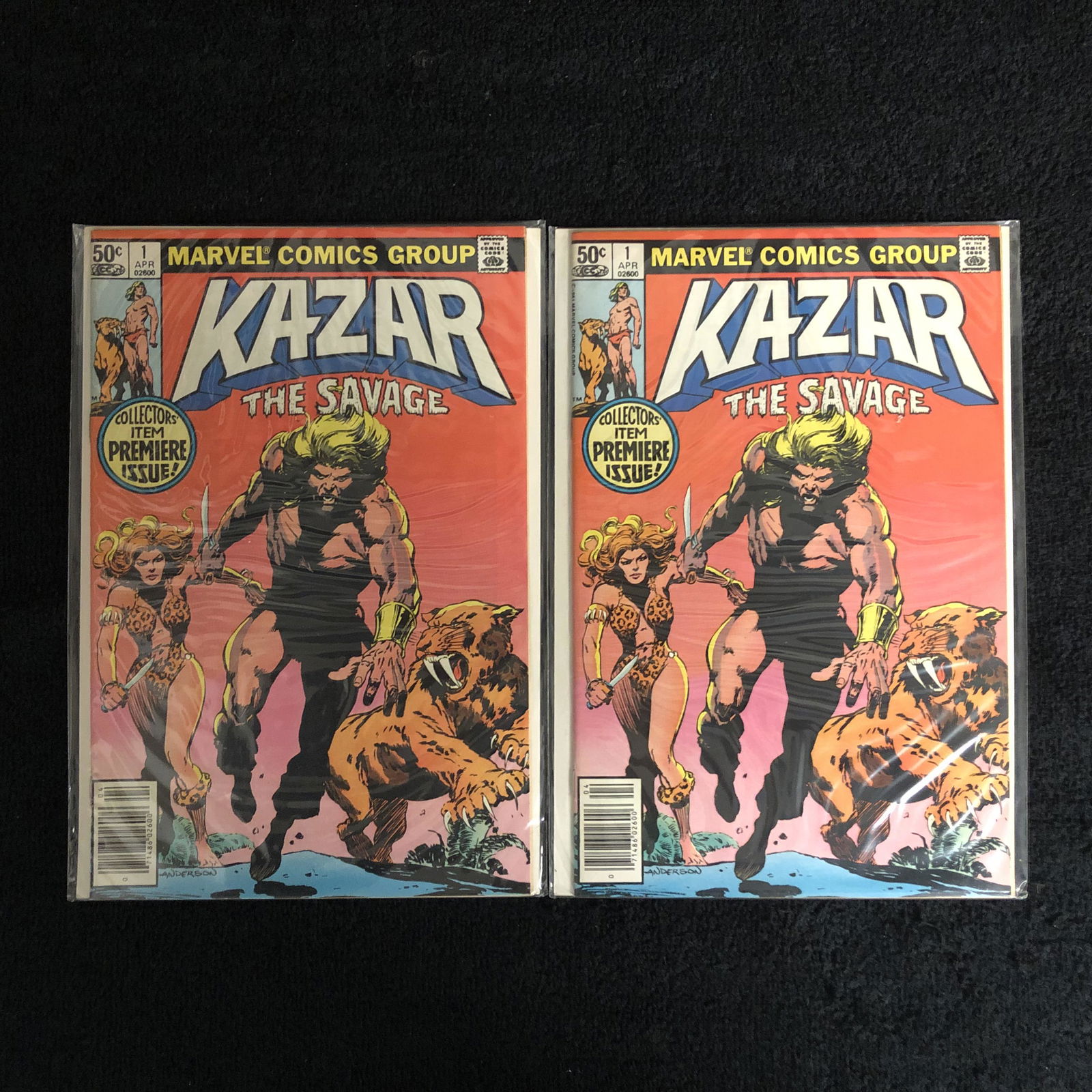 KAZAR #1 COMIC BOOK LOT (MARVEL COMICS) (1 of 1)