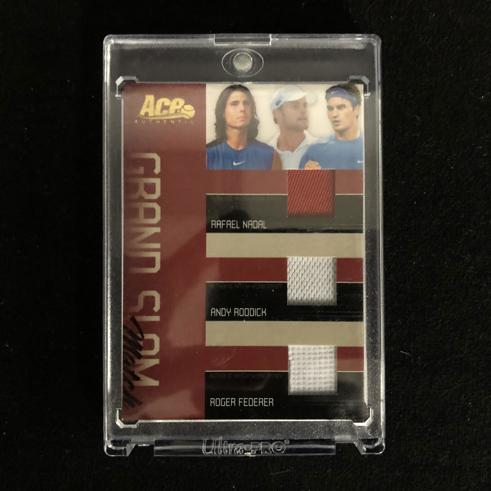 2006 Ace Authentic Federer, Nadal, Roddick Match Worn (1 of 1)