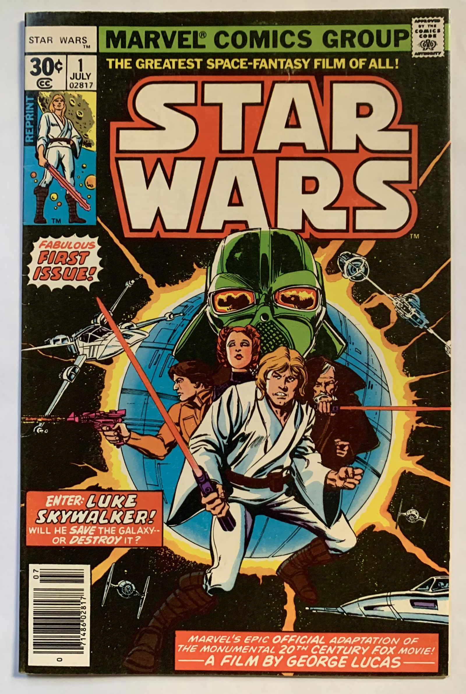 STAR WARS #1 (MARVEL COMICS) (1 of 1)
