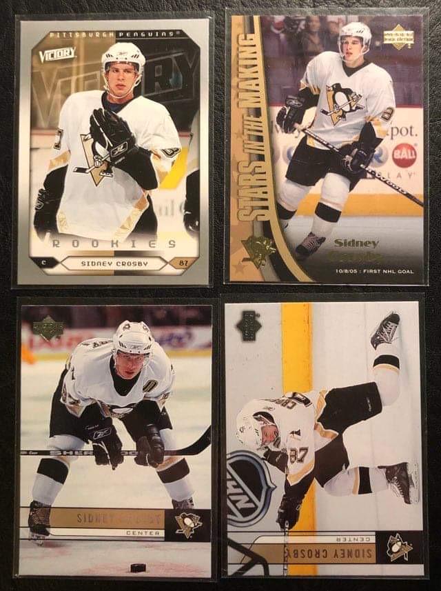SIDNEY CROSBY UPPER DECK ROOKIE CARD LOT (1 of 2)
