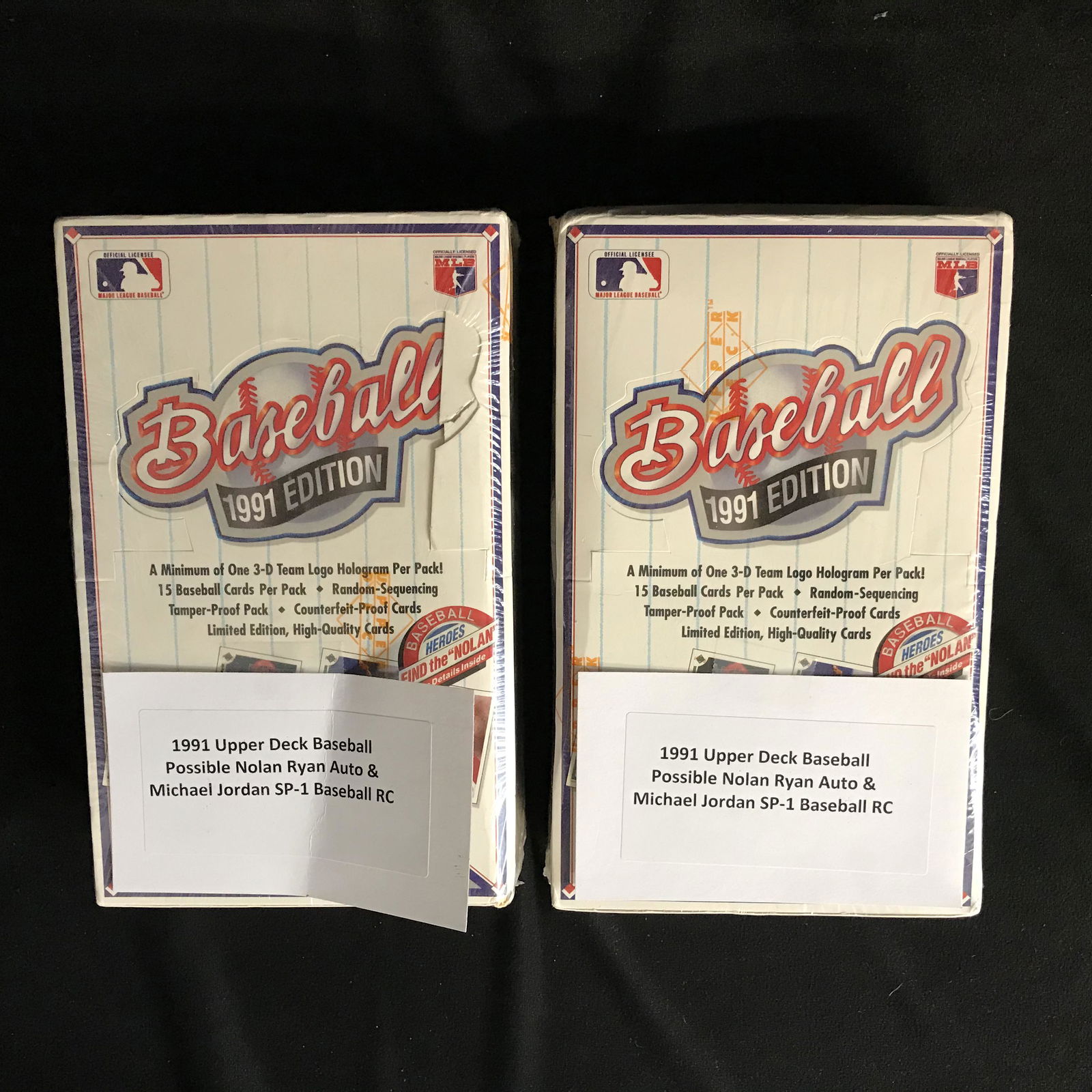 1991 UPPER DECK BASEBALL BLASTER BOX LOT (1 of 1)