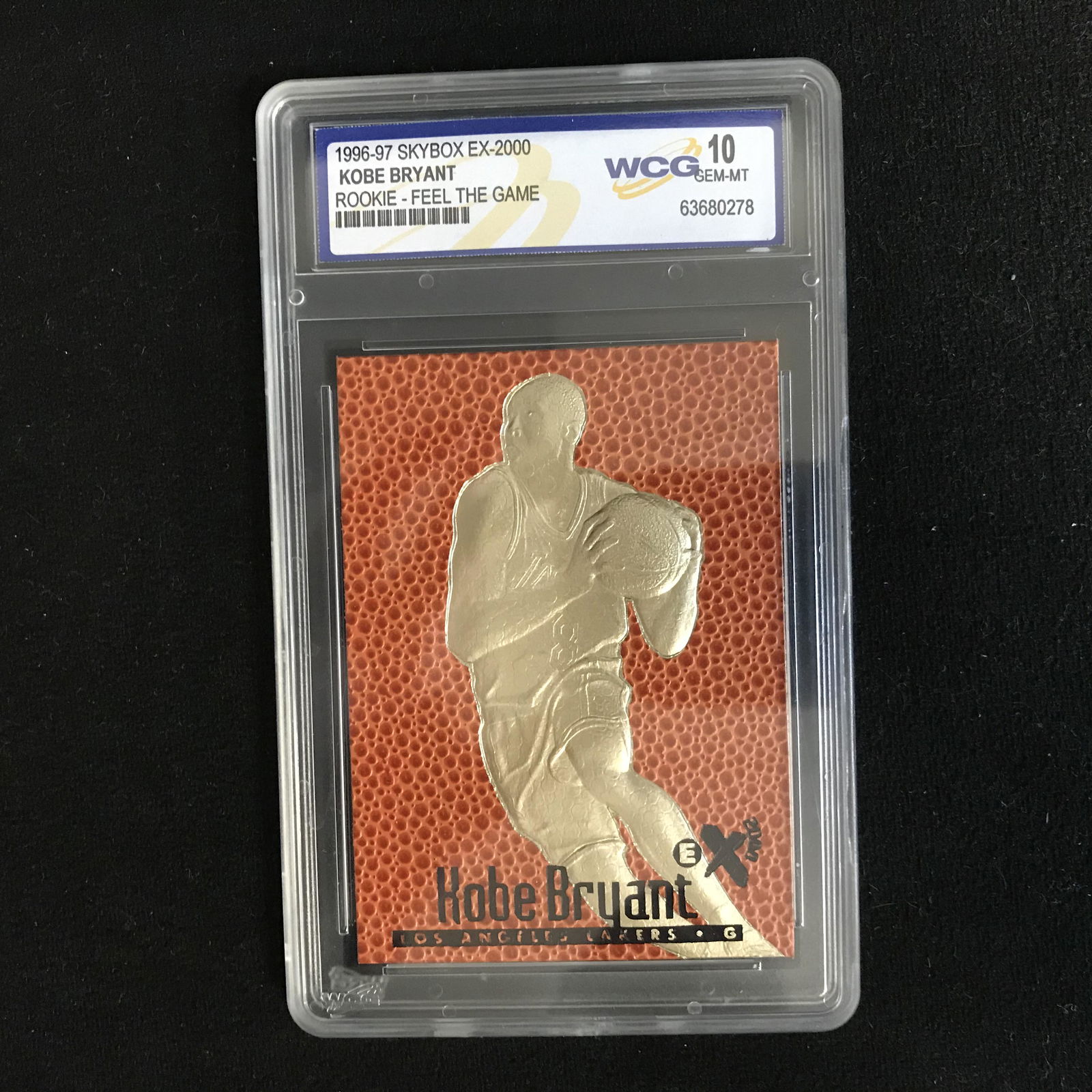 1996-97 SKYBOX EX-2000 KOBE BRYANT ROOKIE - FEEL THE (1 of 2)