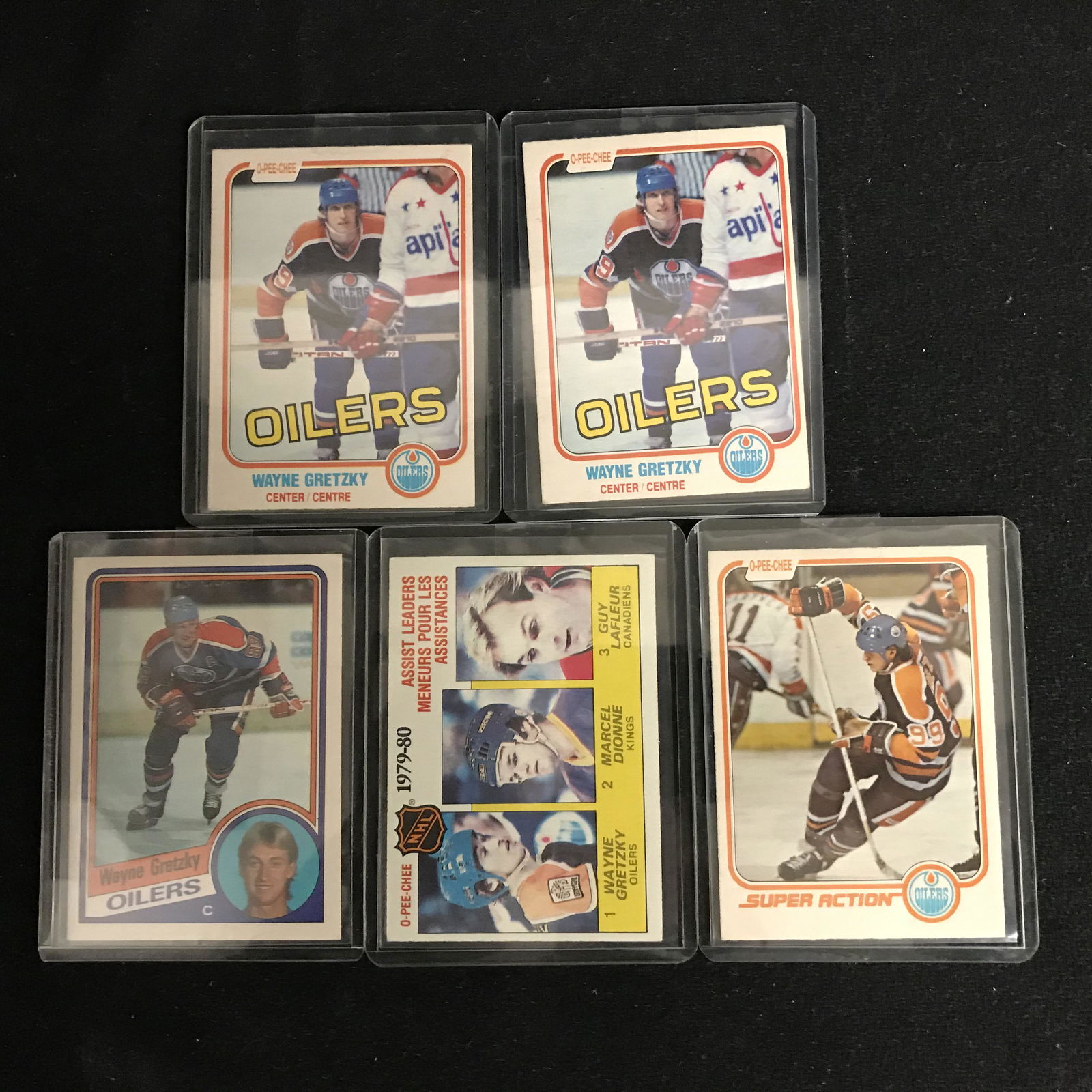 VINTAGE OPC  WAYNE GRETZKY HOCKEY CARD LOT (1 of 2)