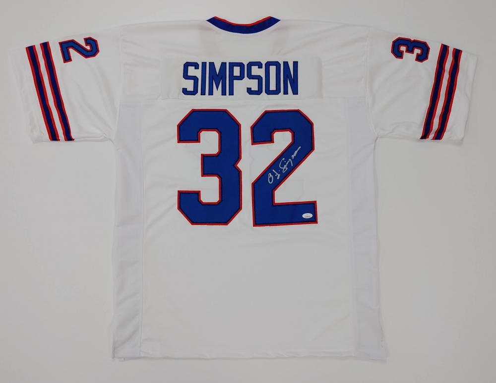 O.J. SIMPSON SIGNED JERSEY (JSA COA) (1 of 3)