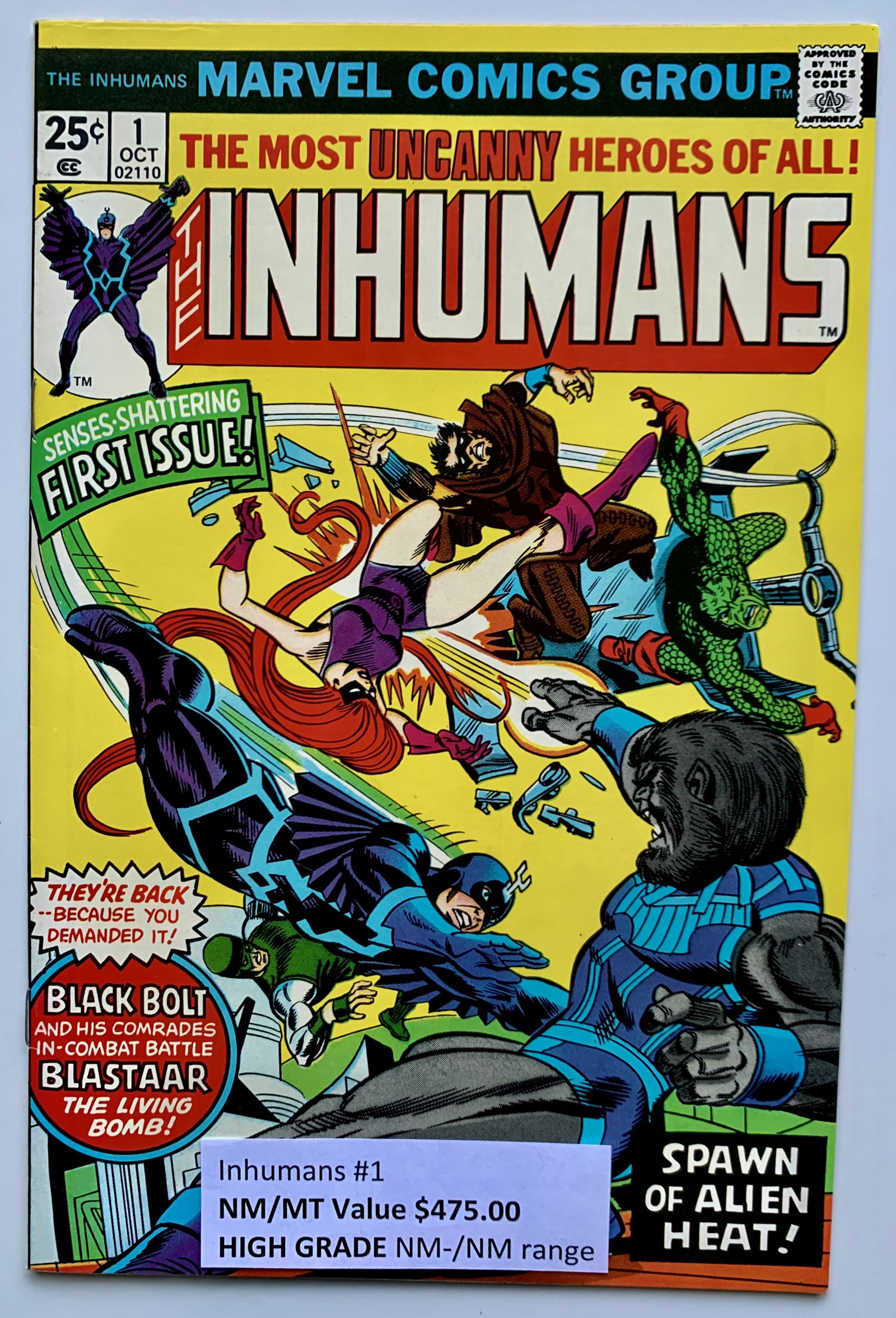 INHUMANS #1 (MARVEL COMICS) (1 of 1)