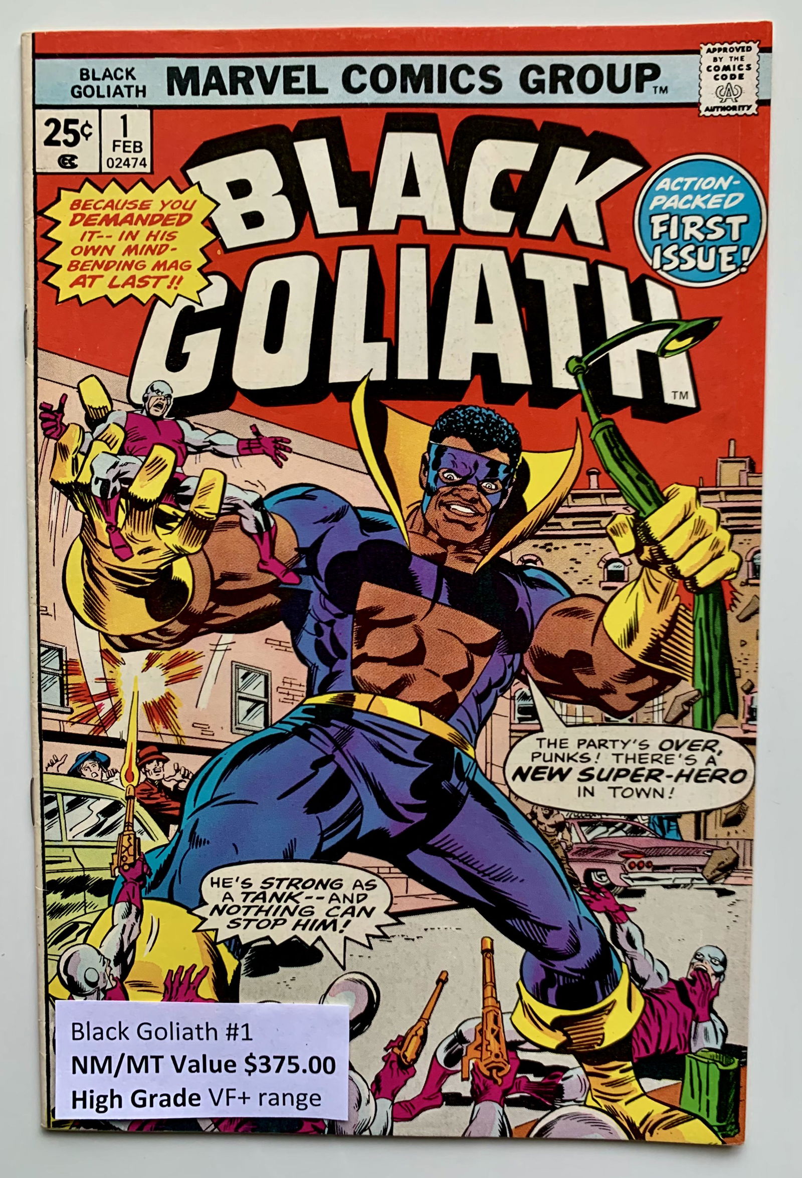 BLACK GOLIATH #1 (MARVEL COMICS) (1 of 1)
