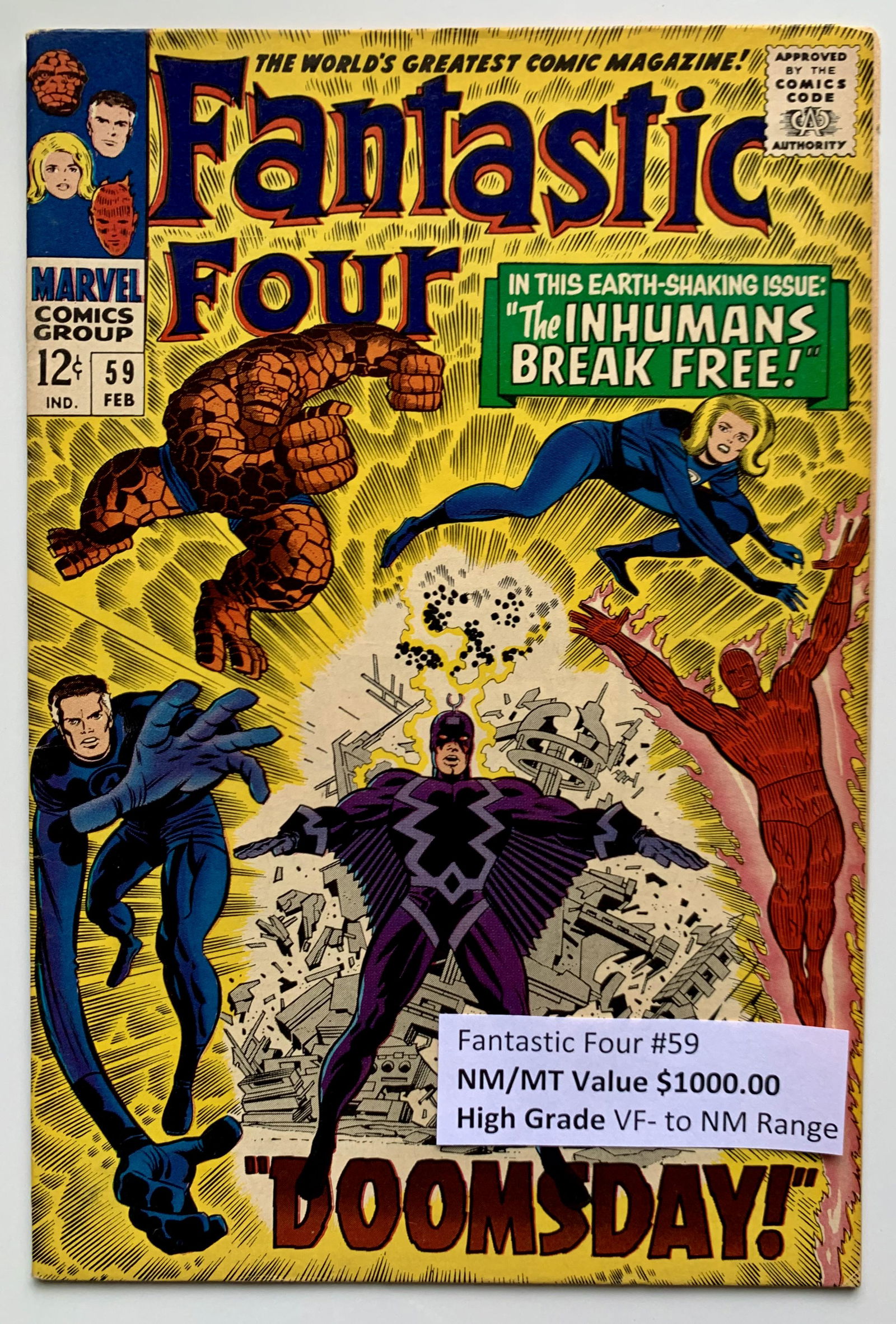 FANTASTIC FOUR #59 (MARVEL COMICS) (1 of 1)