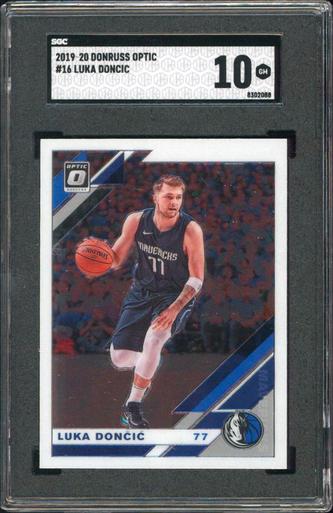 Mavericks Luka Doncic 2019 Donruss Optic #16 Card Grade (1 of 2)