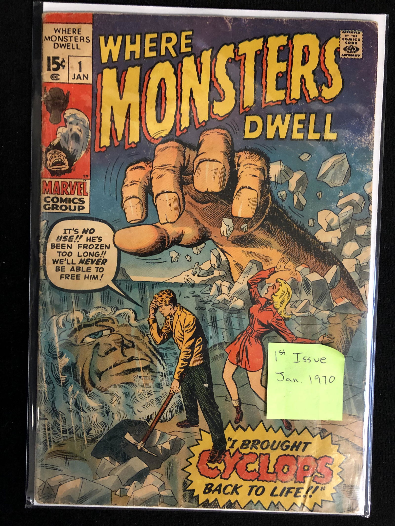 WHERE MONSTERS DWELL #1 (MARVEL COMICS) 1970 (1 of 1)