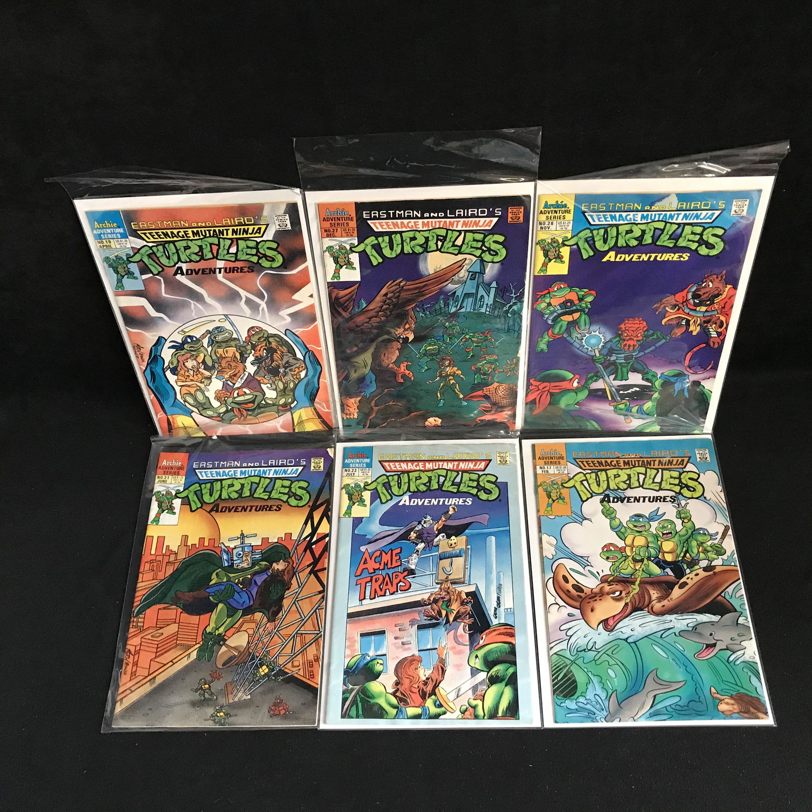 TENNAGE MUTANT NINJA TURTLES COMIC BOOK LOT (ARCHIE (1 of 1)