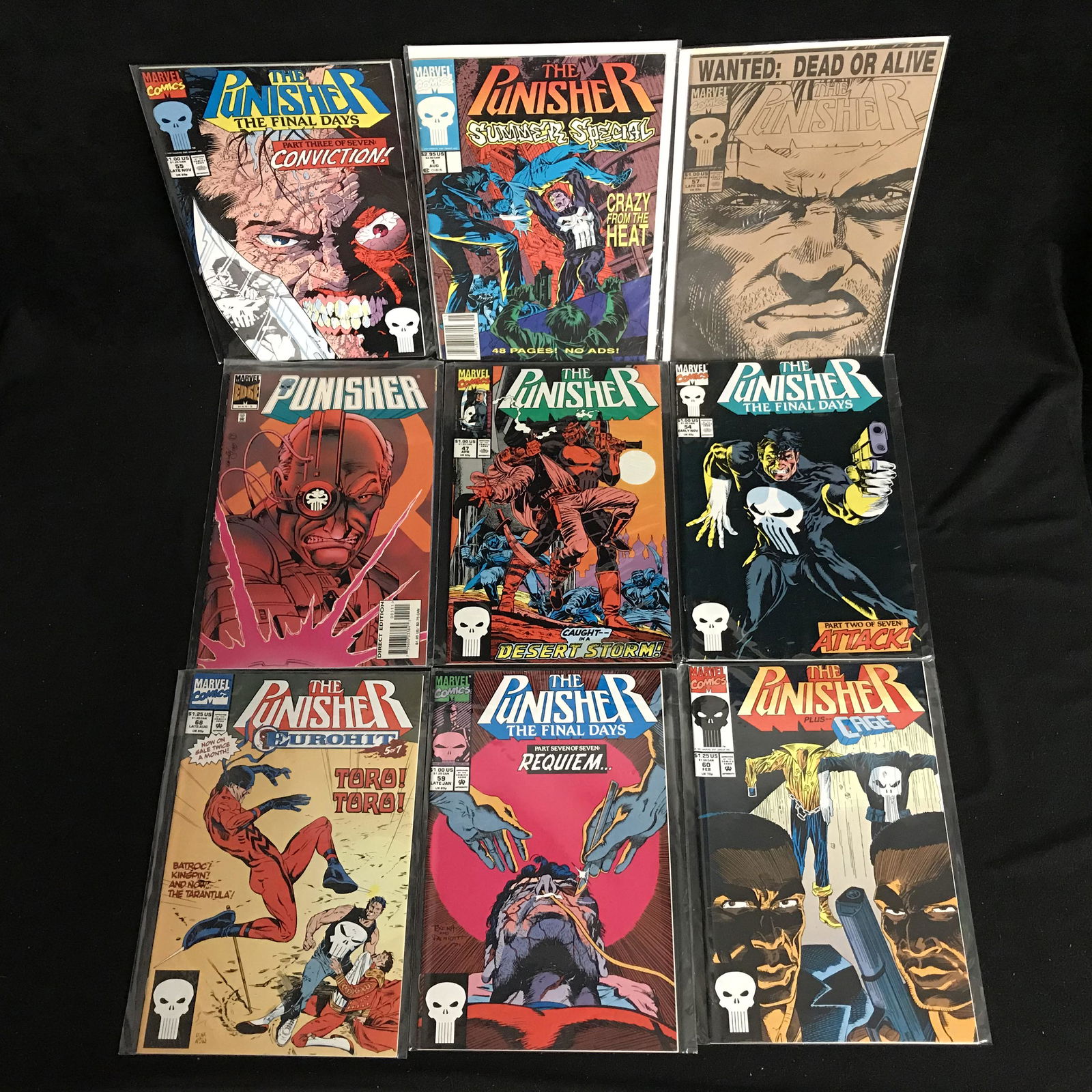 ASSORTED PUNISHER COMIC BOOK LOT (MARVEL COMICS) (1 of 1)