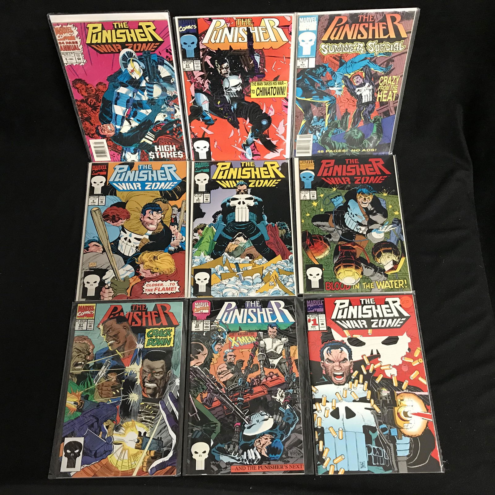 ASSORTED PUNISHER COMIC BOOK LOT (MARVEL COMICS) (1 of 1)