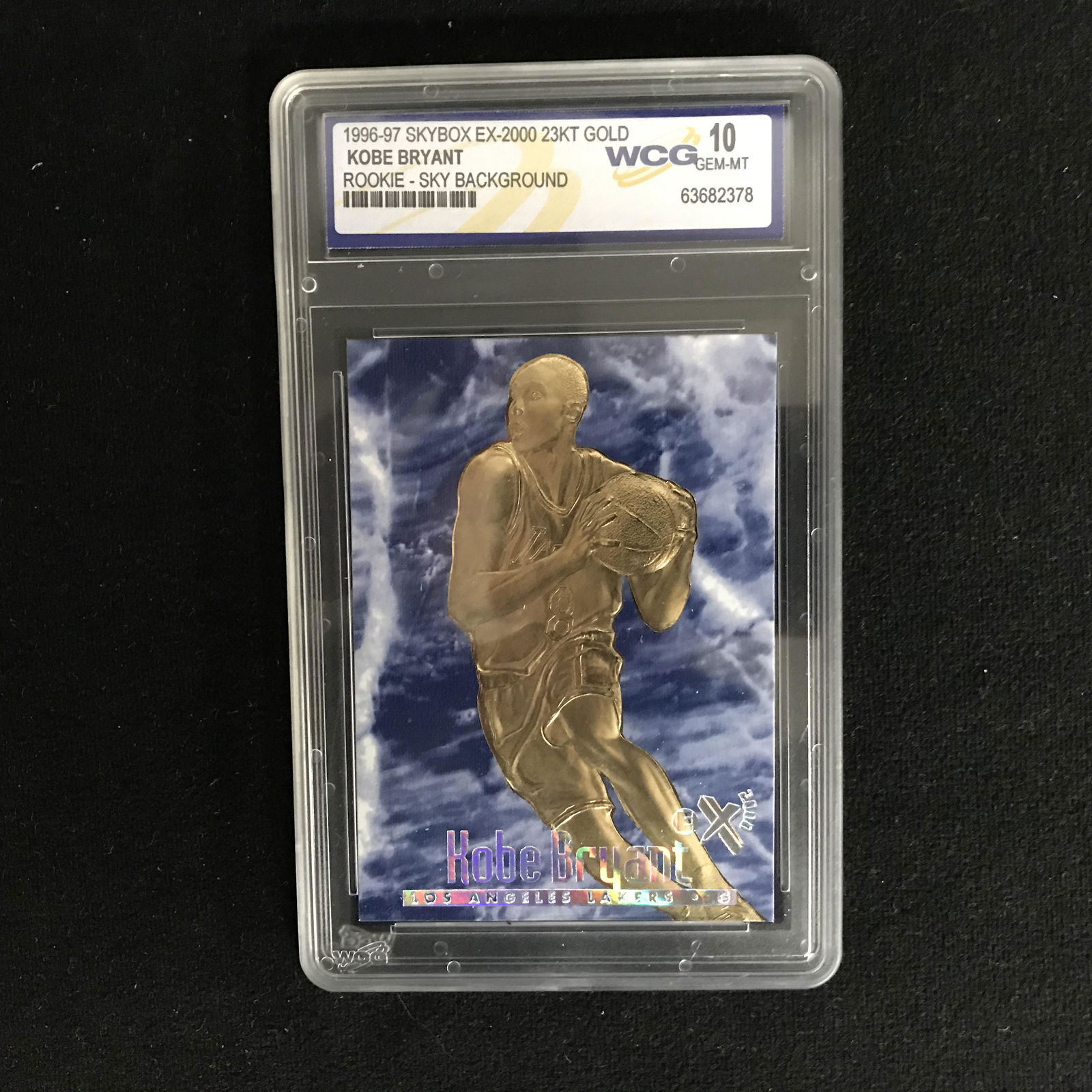 1996-97 SKYBOX EX-2000 23KT GOLD KOBE BRYANT ROOKIE- (1 of 1)