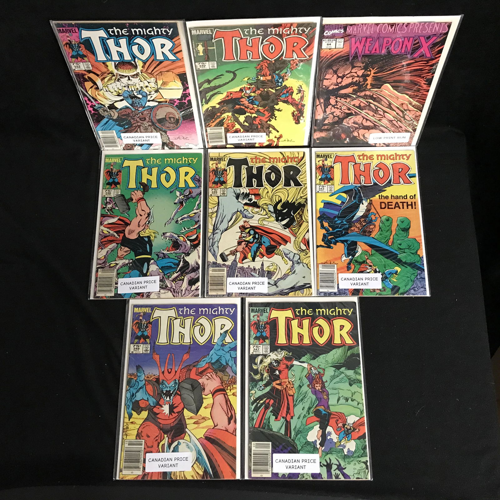 ASSORTED THOR COMIC BOOK LOT (MARVEL COMICS) (1 of 1)