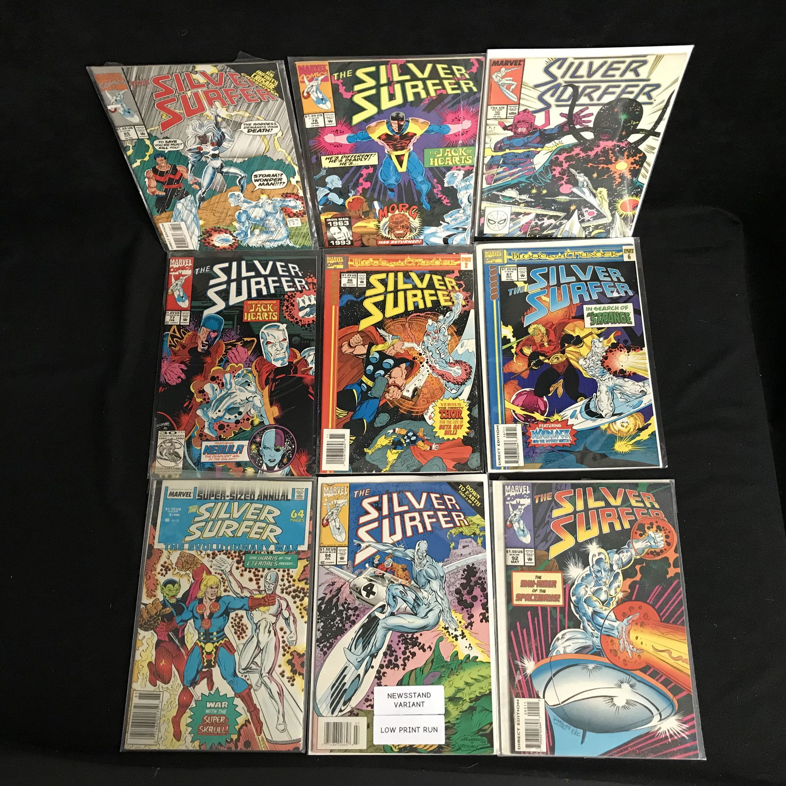 SILVER SURFER COMIC BOOK LOT (MARVEL COMICS) (1 of 1)