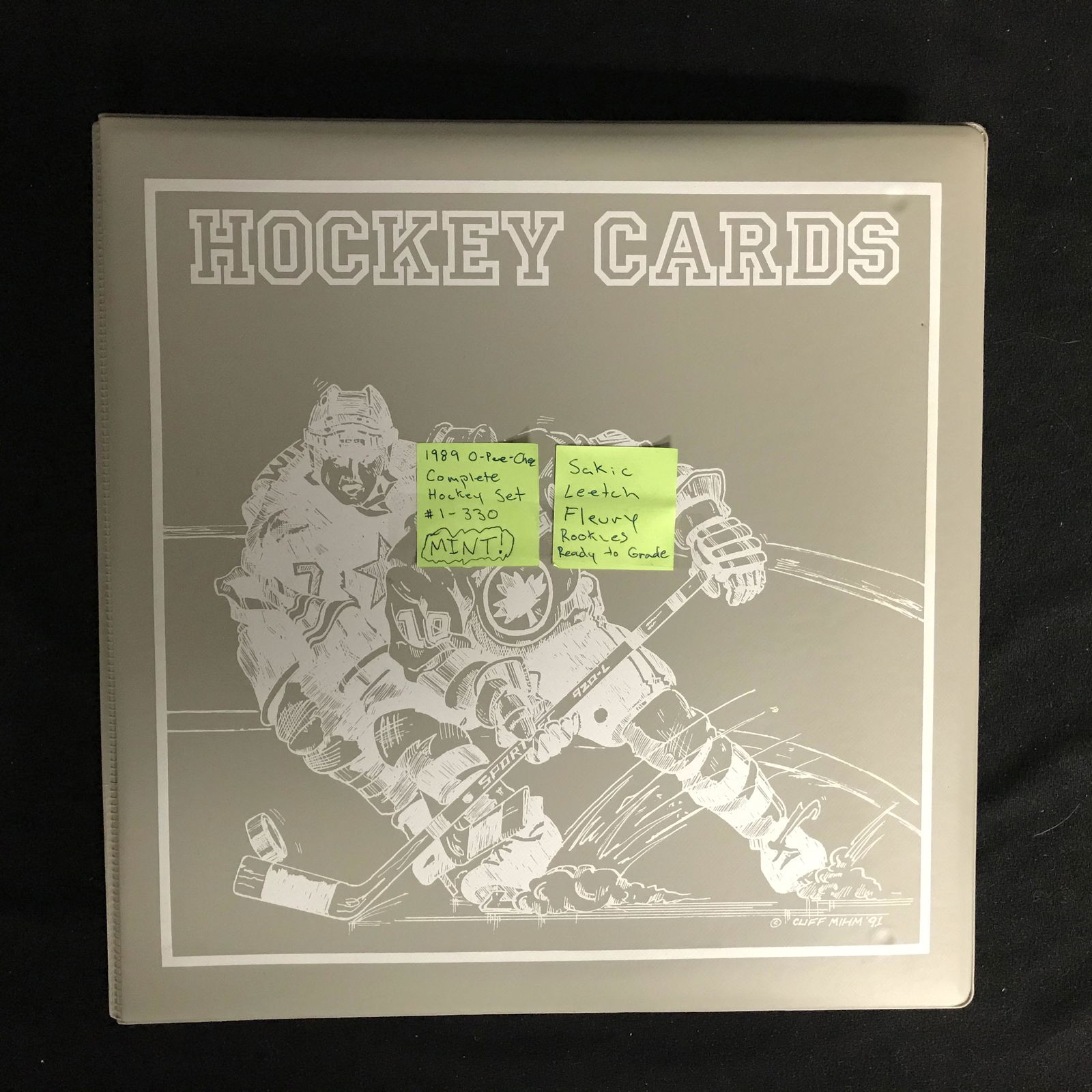 1989 O-PEE-CHEE COMPLETE HOCKEY CARD SET (#1-330) Mint (1 of 2)