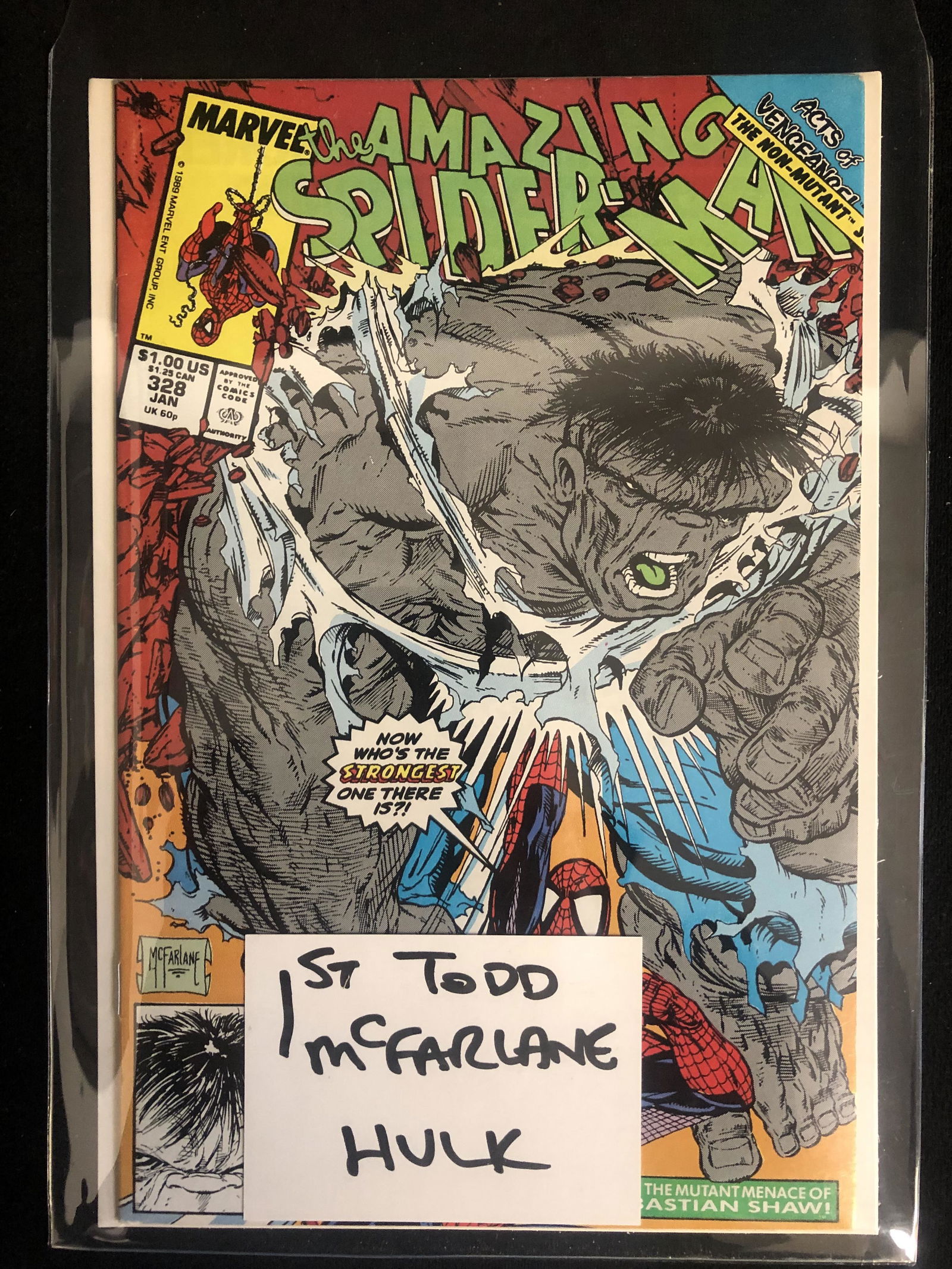 THE AMAZING SPIDER-MAN #328 (TODD MACFARLANE COVER) (1 of 1)