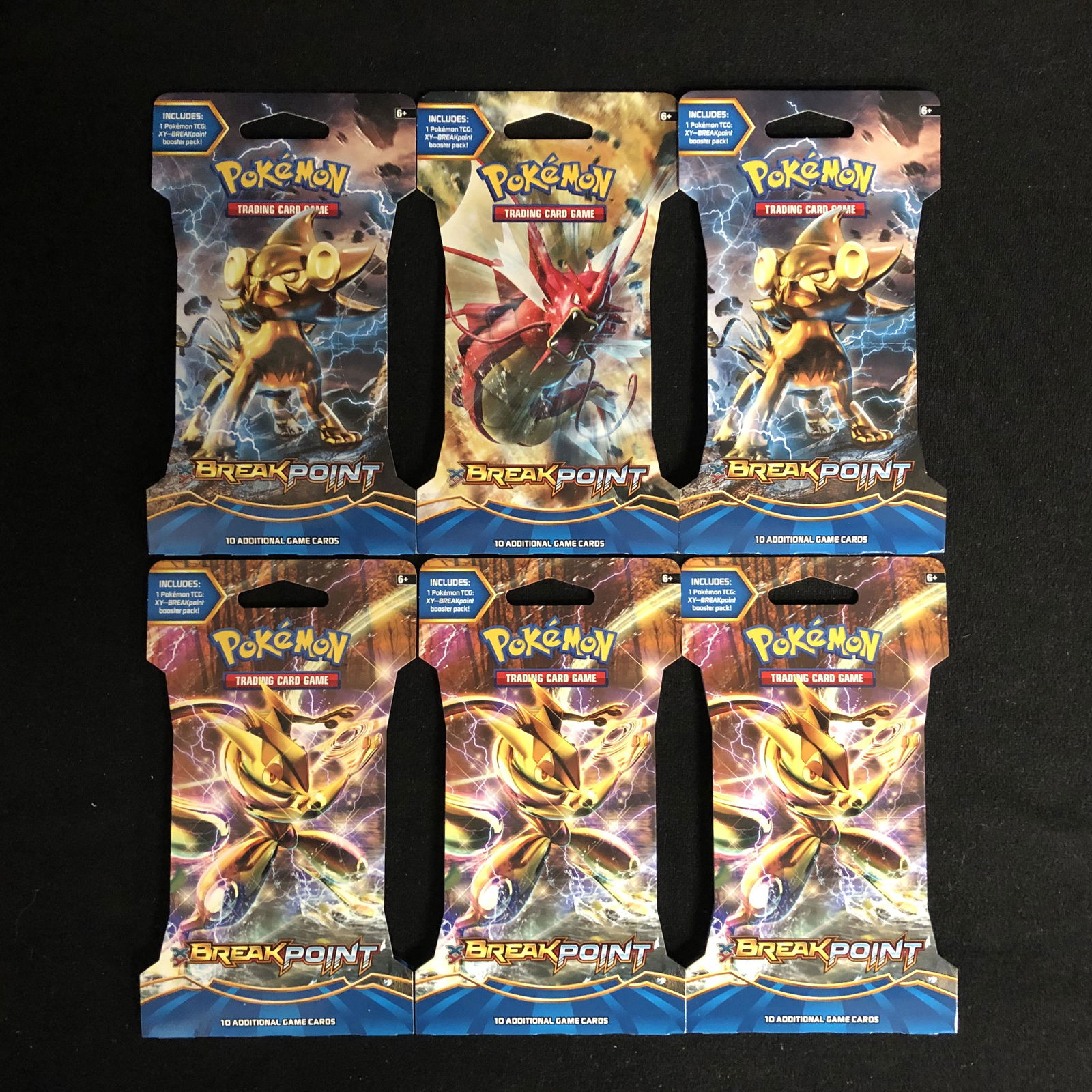 POKEMON TRADING CARD 6 PACK LOT (1 of 1)